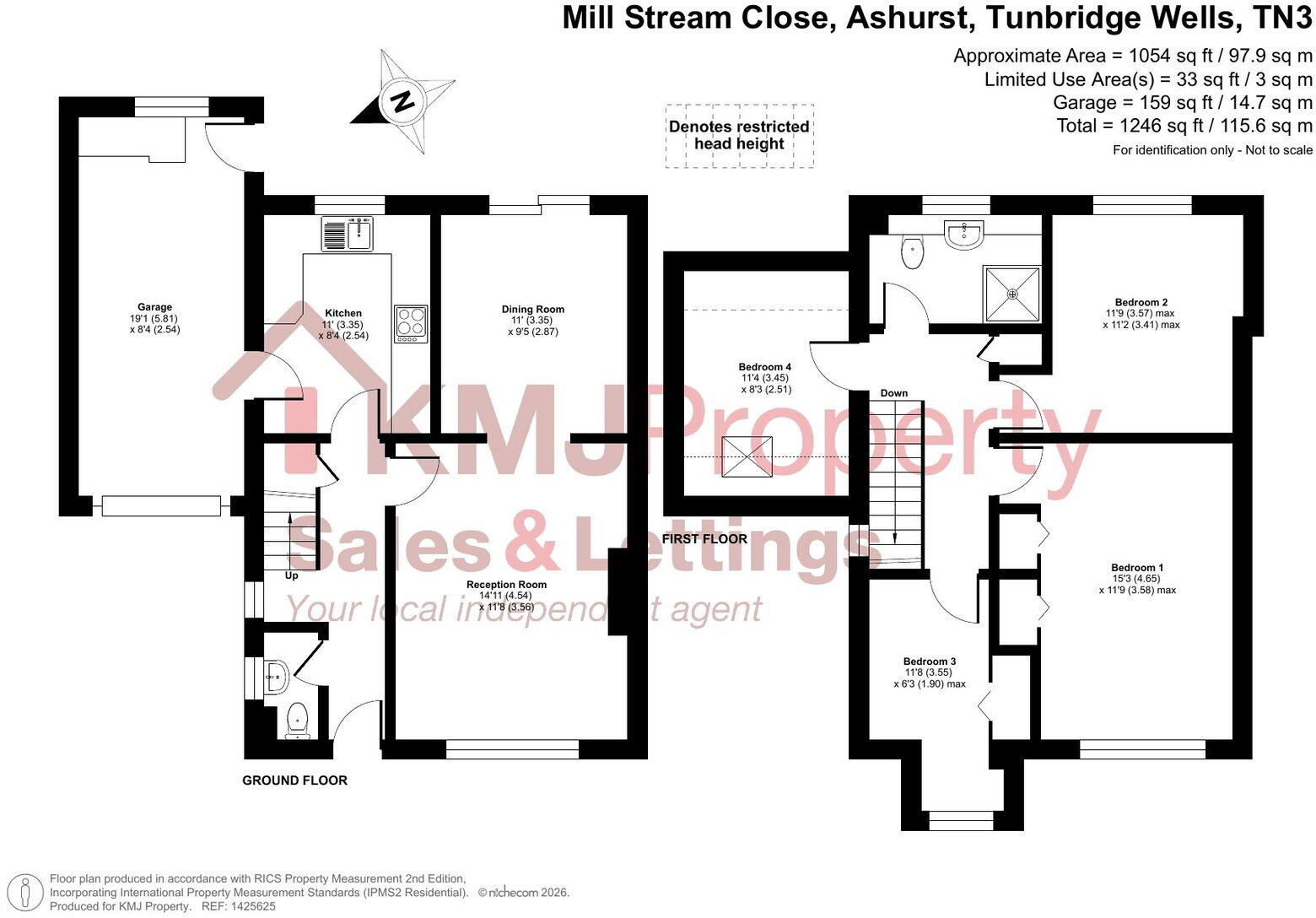 Mill Stream Close, Ashurst floorplan