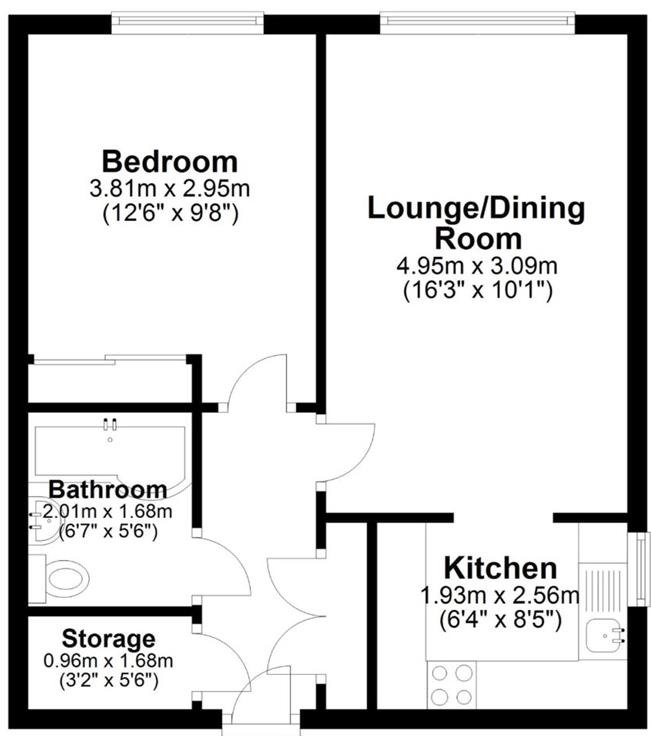 Flat 16, Evolution House, St. Albans Road, WATFORD floorplan