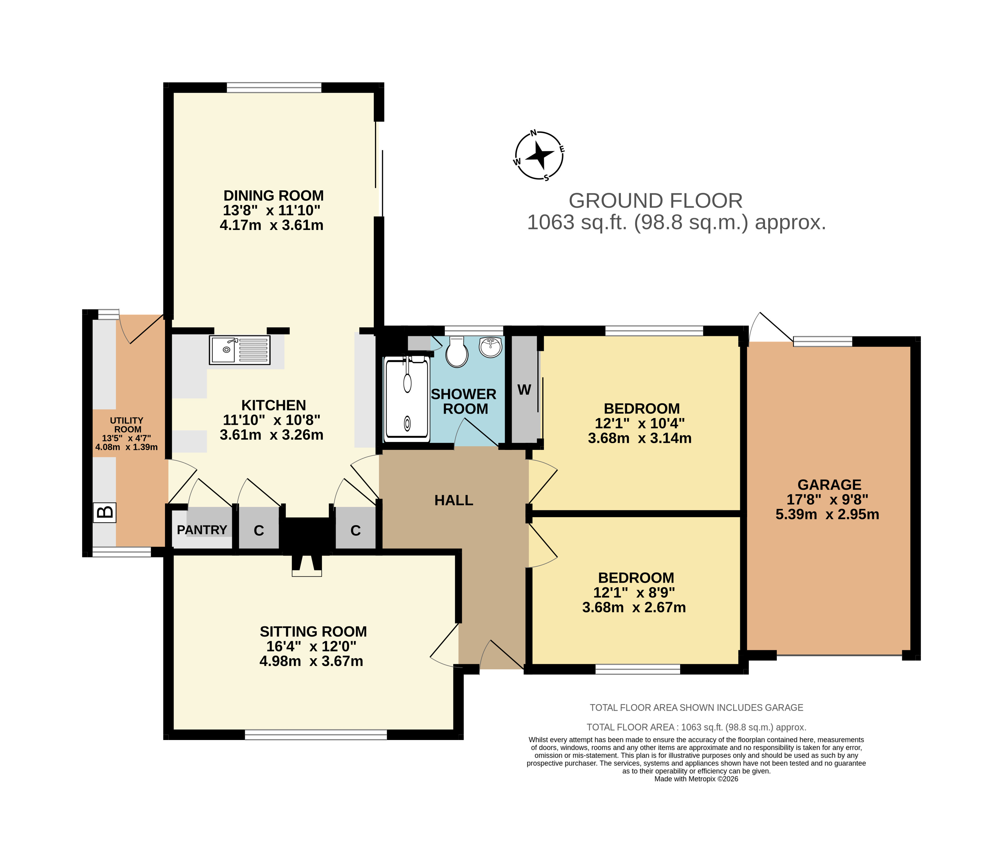 59, Berry Hill Crescent, Gloucestershire floorplan