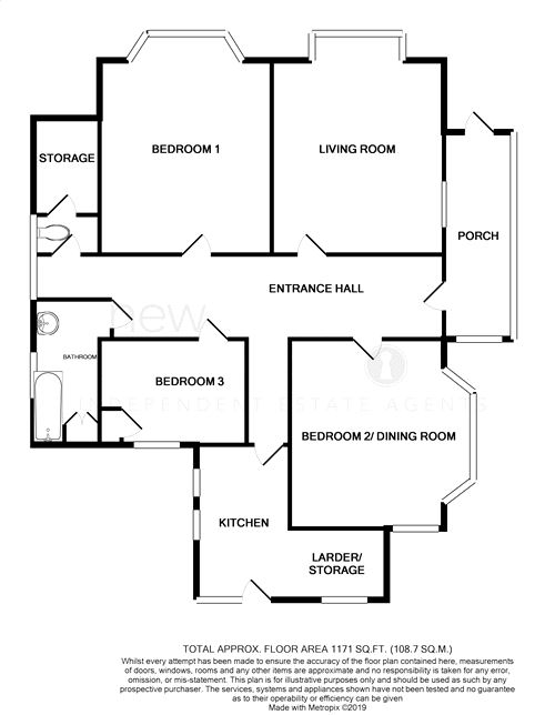 3 Bedrooms Flat for sale in Cranfield Road, Bexhill-On-Sea, East Sussex TN40