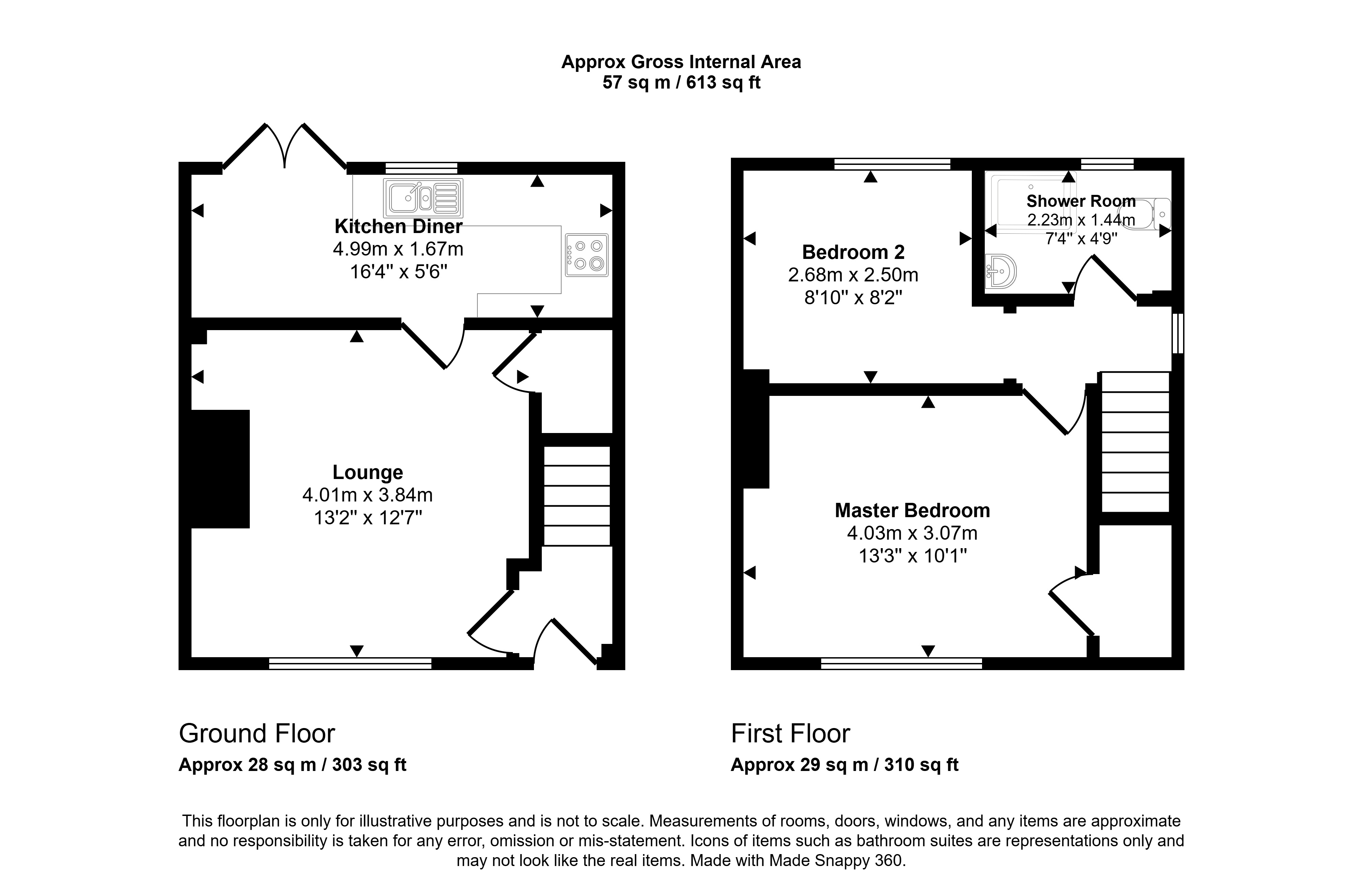 20, Scott Avenue, Cramlington floorplan