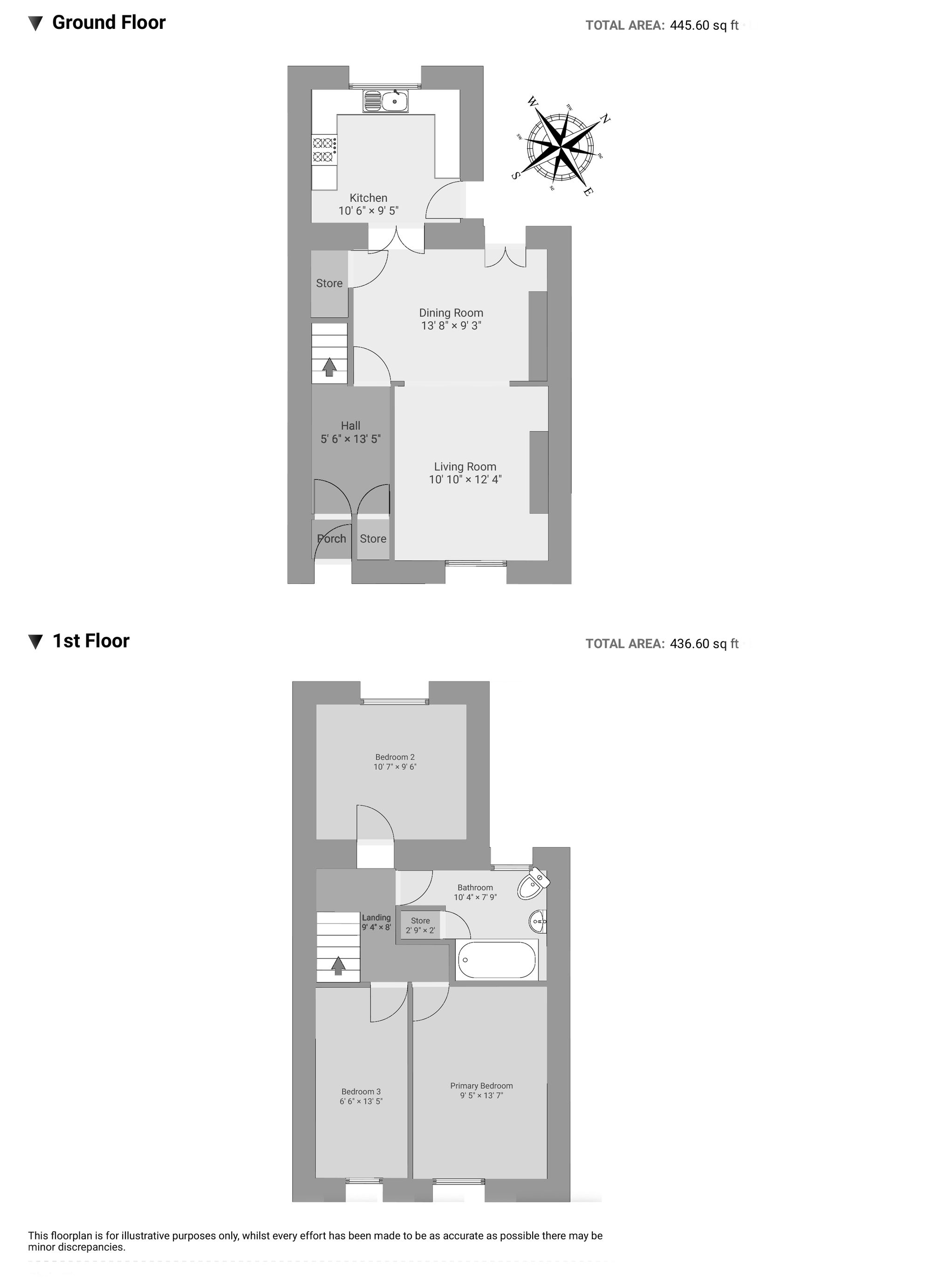 122 Berw Road, Pontypridd floorplan