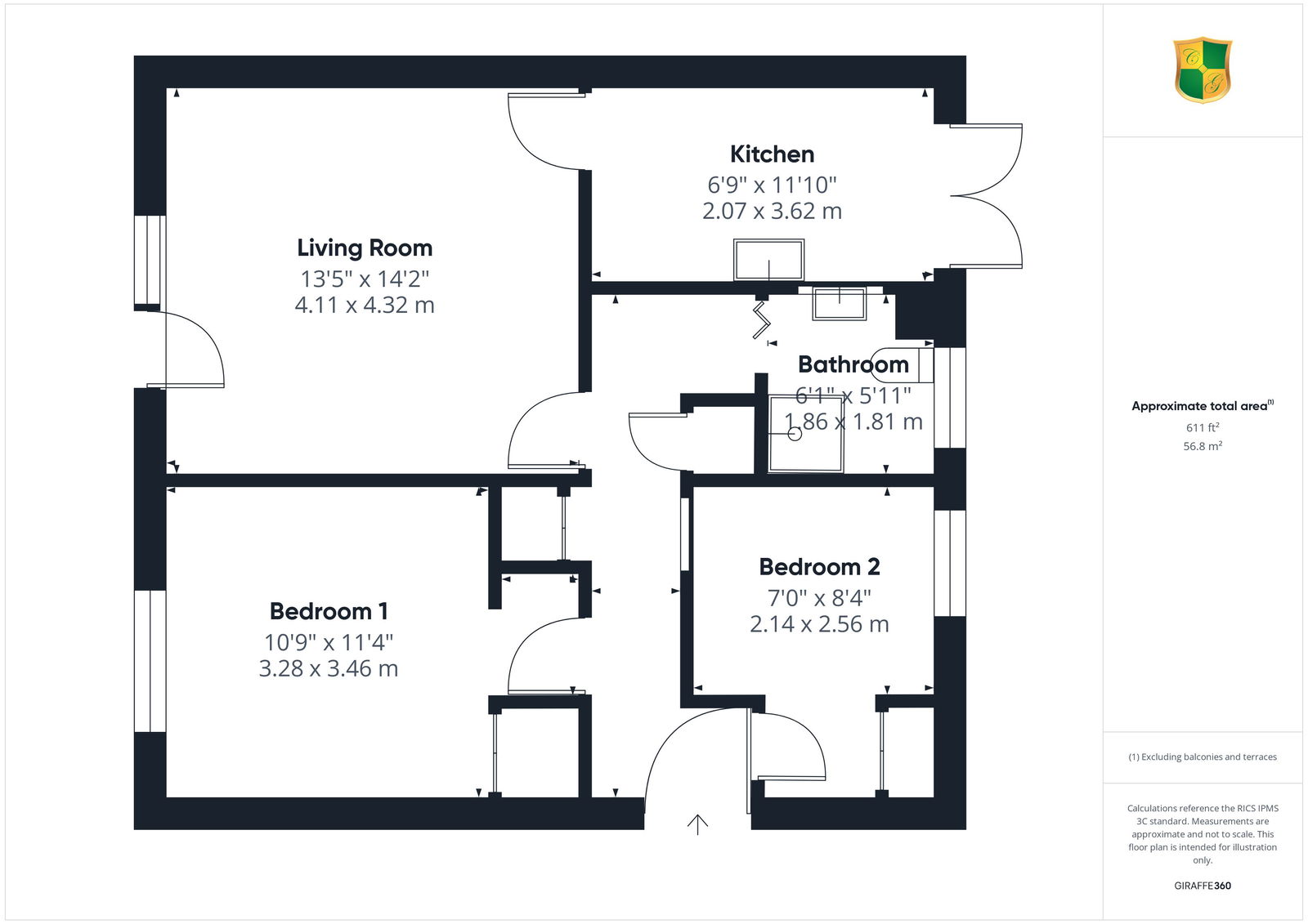 10, Badgers Way, Billingshurst floorplan