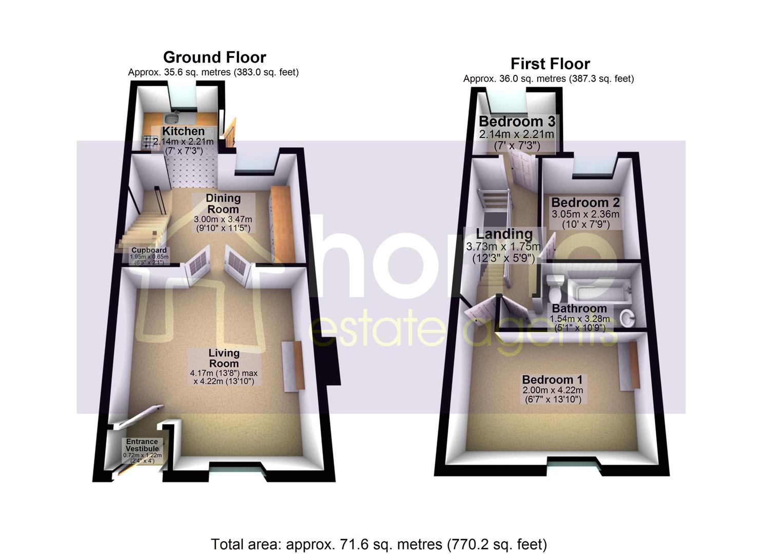 73, Cobden Street, Oldham floorplan