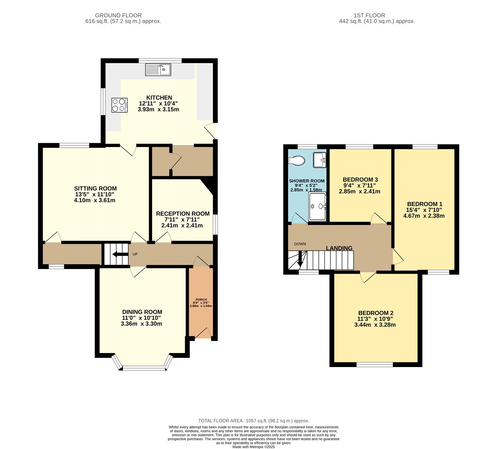 16, Georges Lane, Bolton floorplan