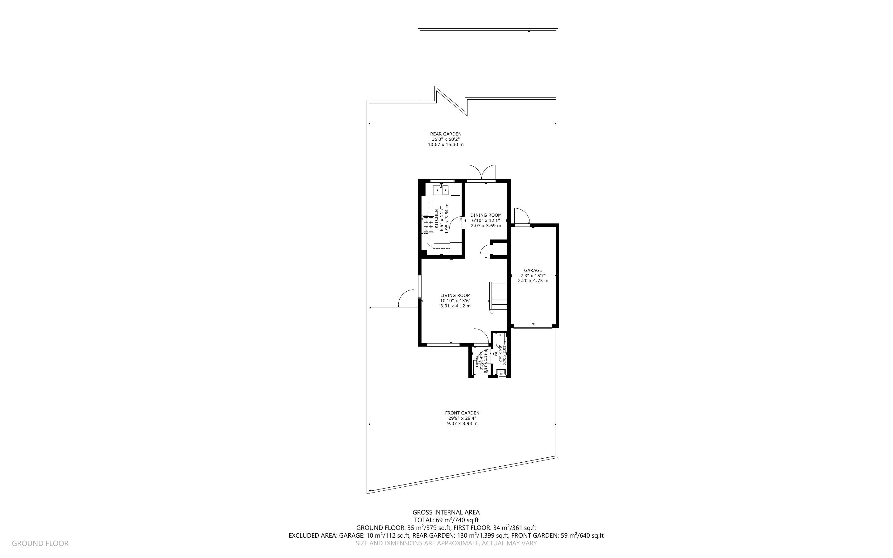 113, Lancelot Road, Wembley floorplan