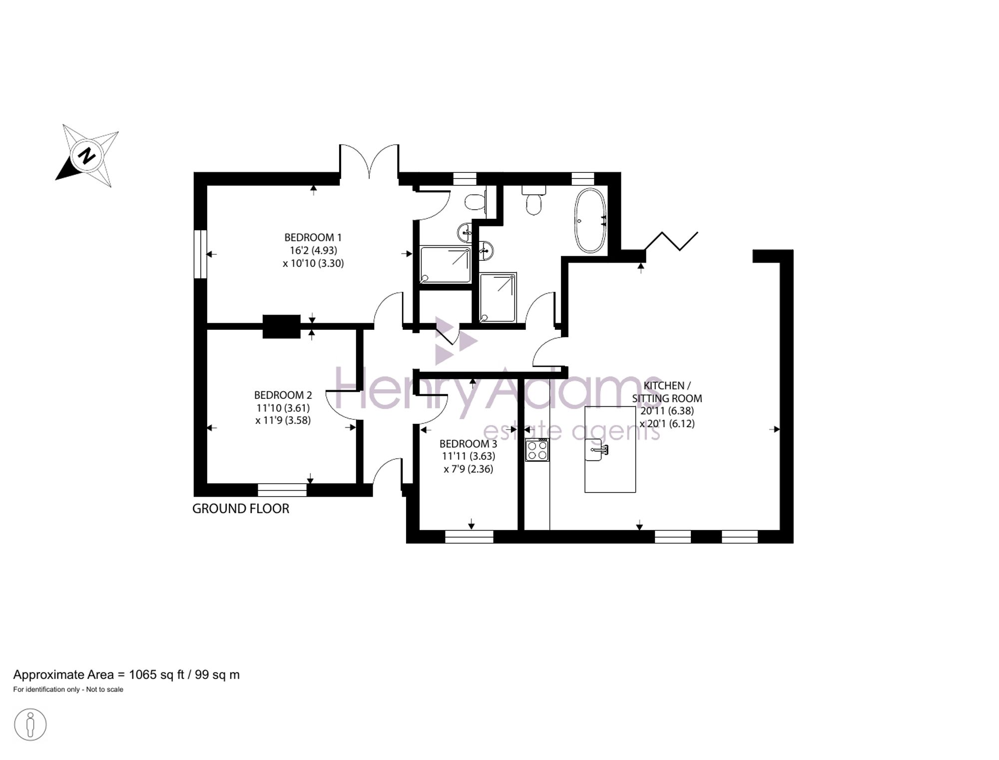 Merrywood Lodge Merrywood Lane, Pulborough floorplan