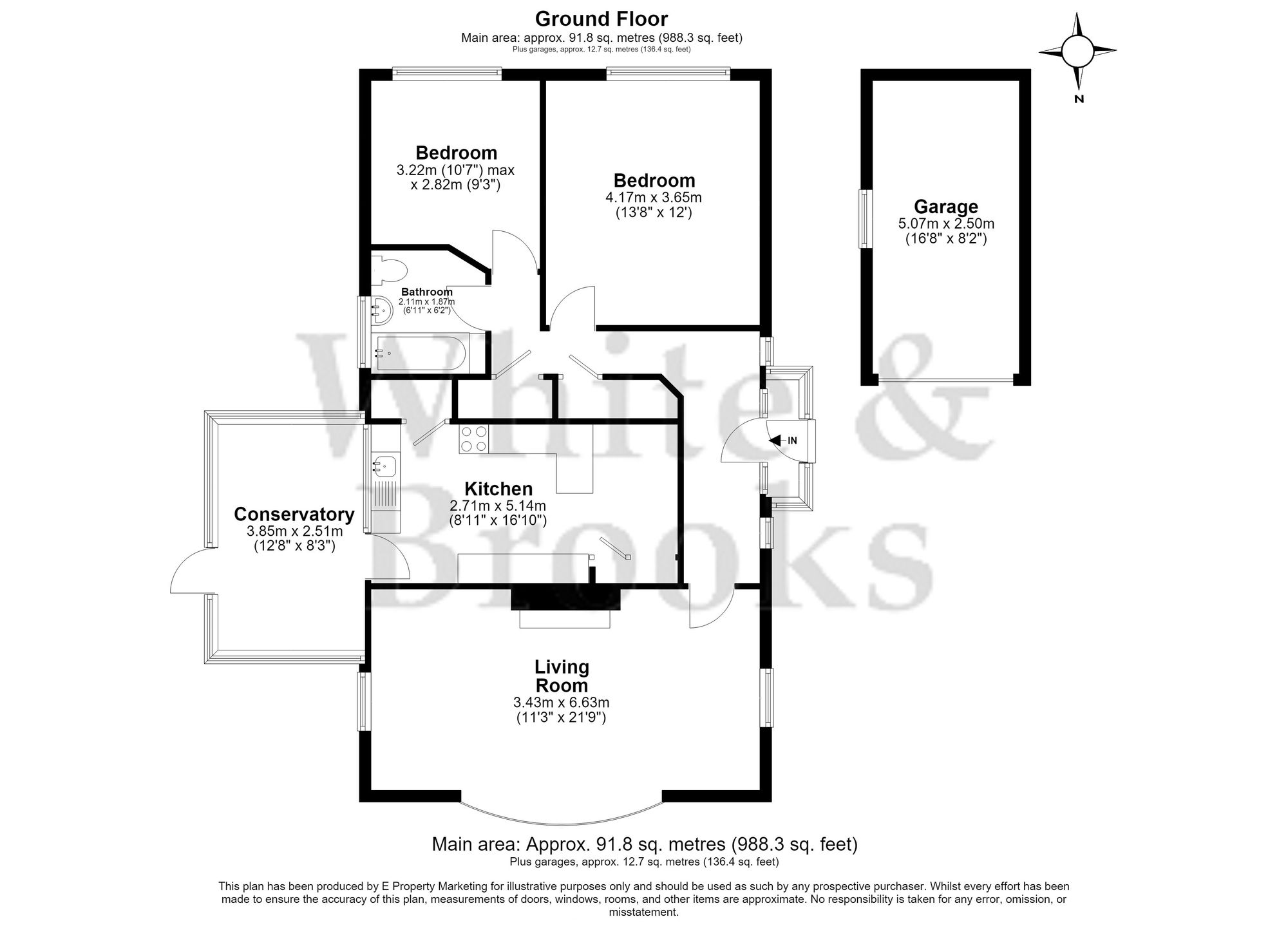 16 Maybush Drive, Chichester floorplan