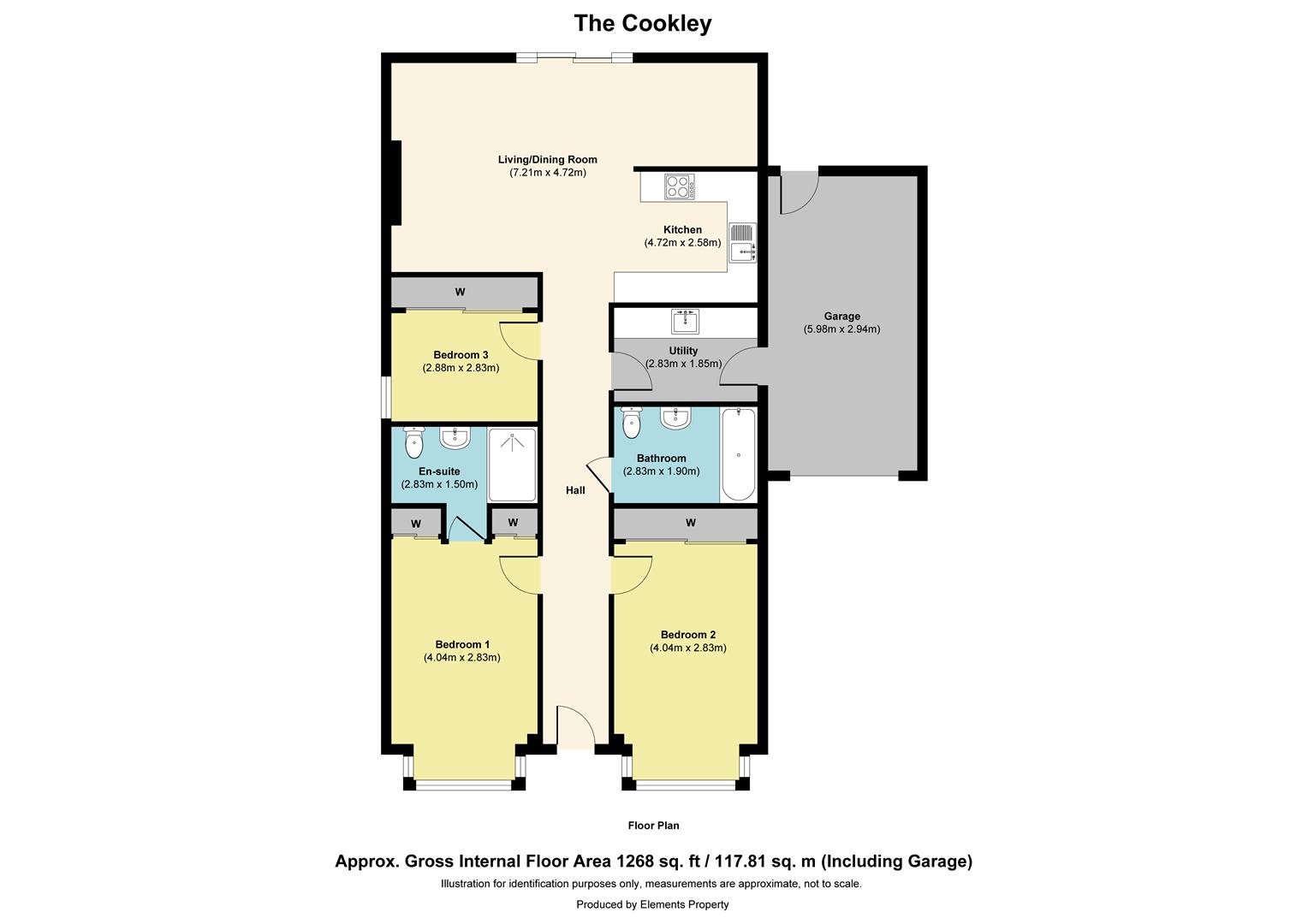 The Cookley, Gallamore Gardens, Market Rasen floorplan