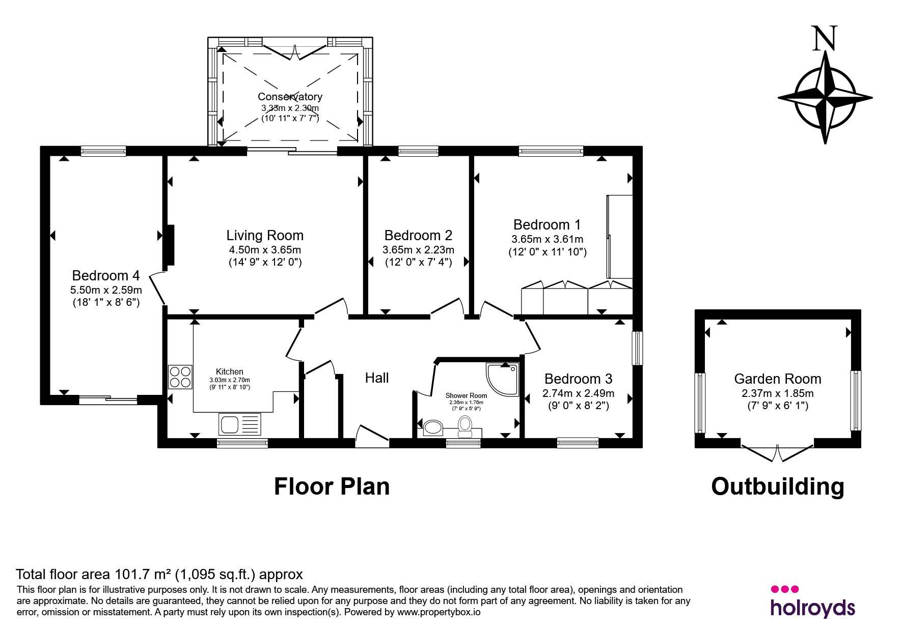 11, Hillside Grove, Keighley floorplan