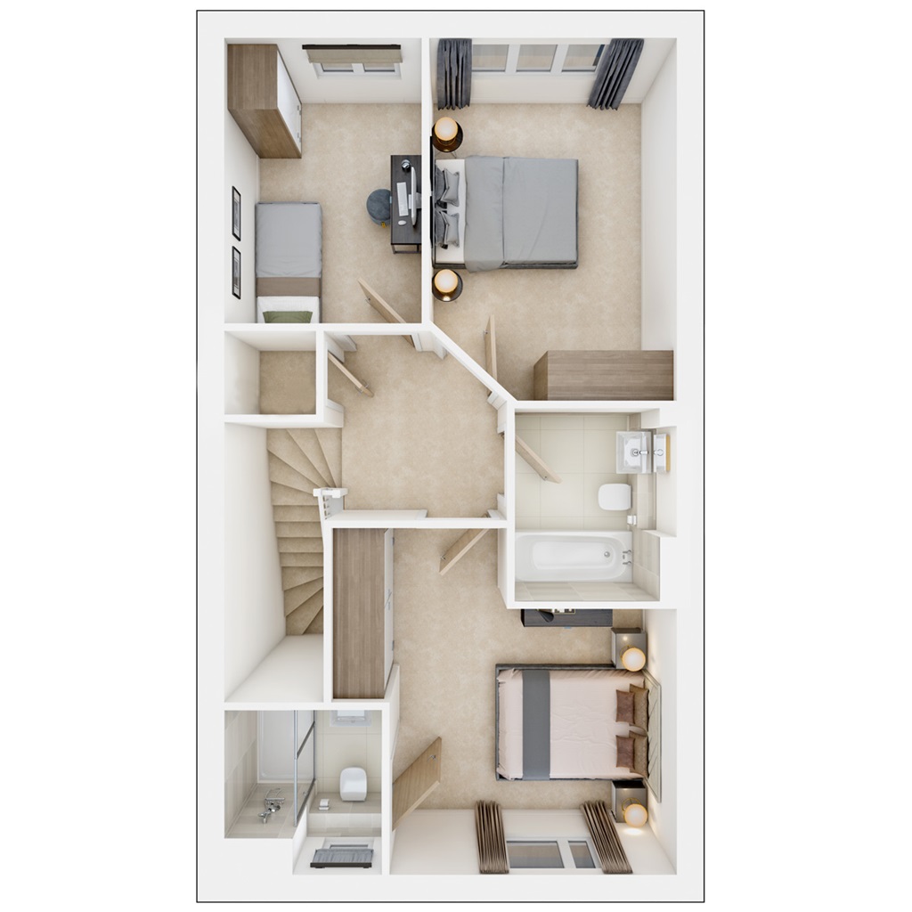 The Salvat - Plot 61, Friars Oak, London Road, Hassocks floorplan
