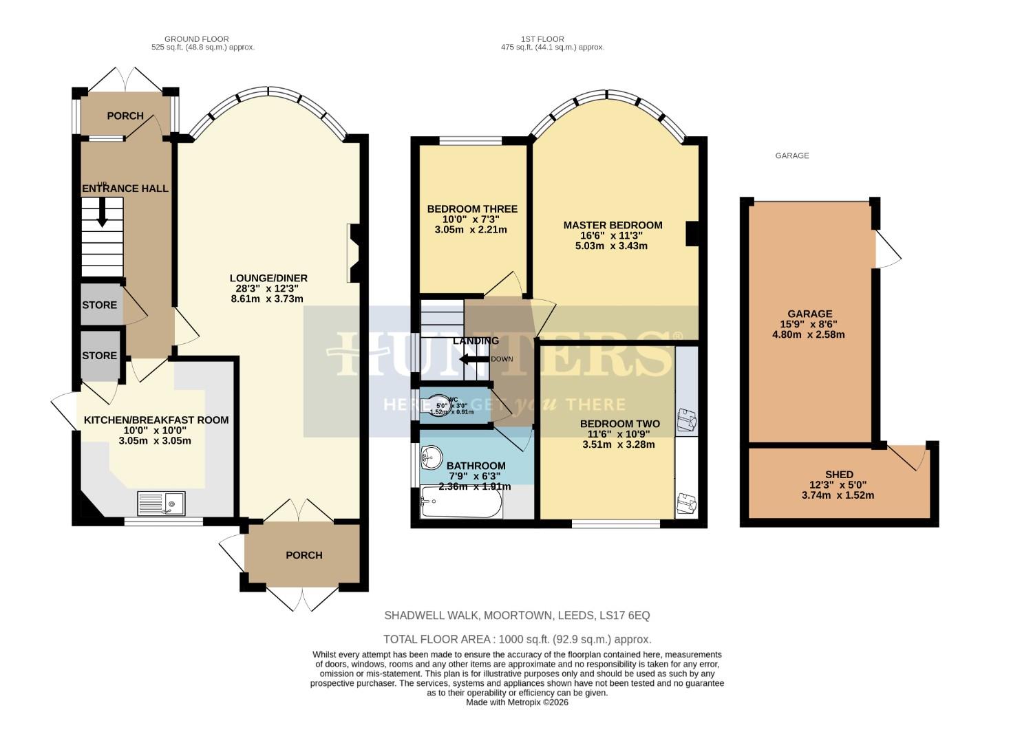 54, Shadwell Walk, Leeds floorplan