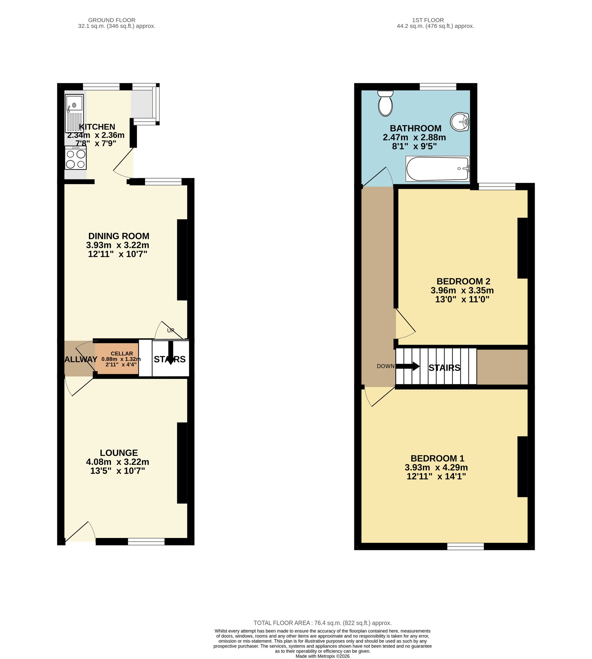 18 Chesterfield Road, Chesterfield floorplan