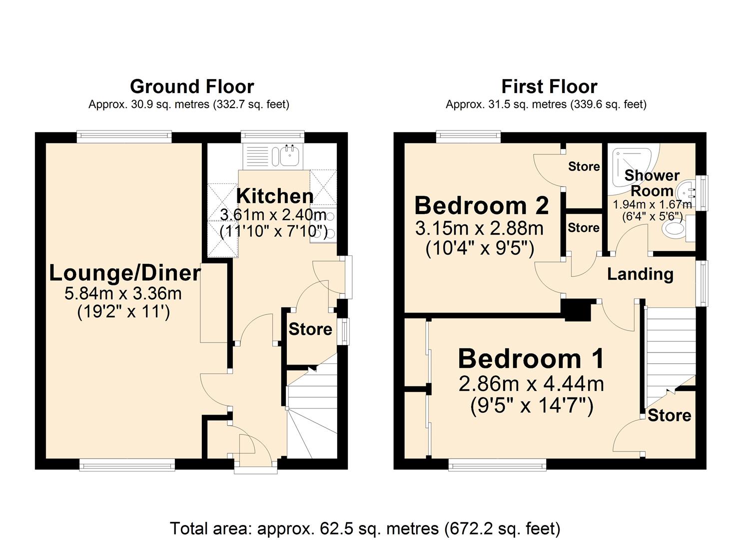 Chander Hill Lane, Holymoorside, Chesterfield S42, 2 bedroom end