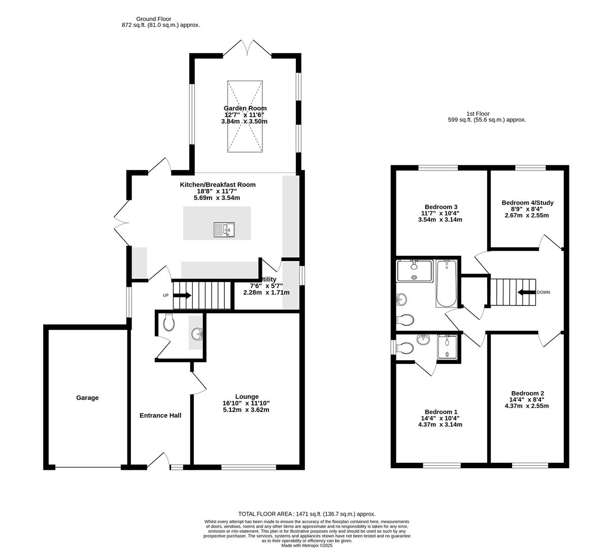 7, Beckside, York floorplan