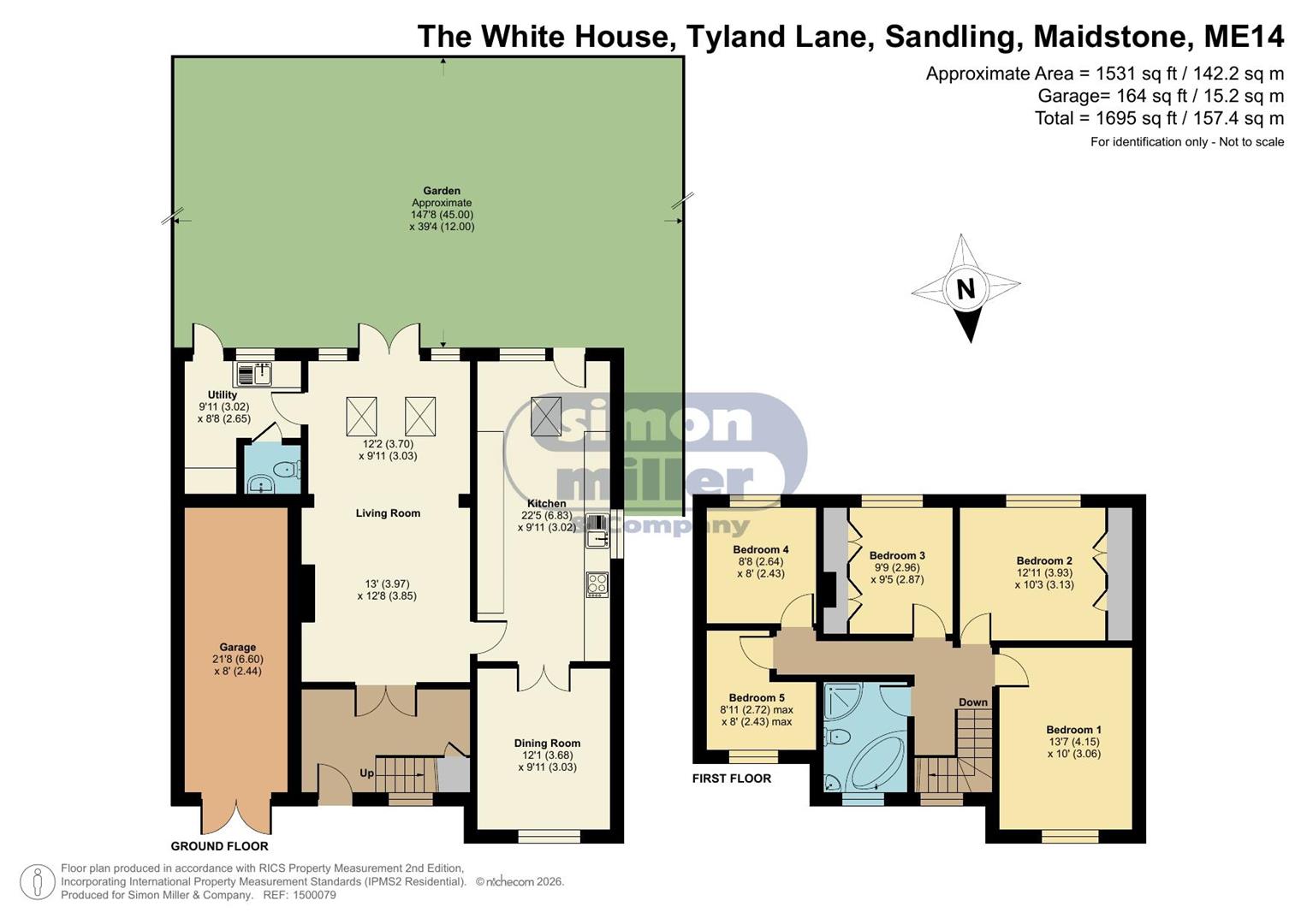 The White House, Tyland Lane, Maidstone floorplan