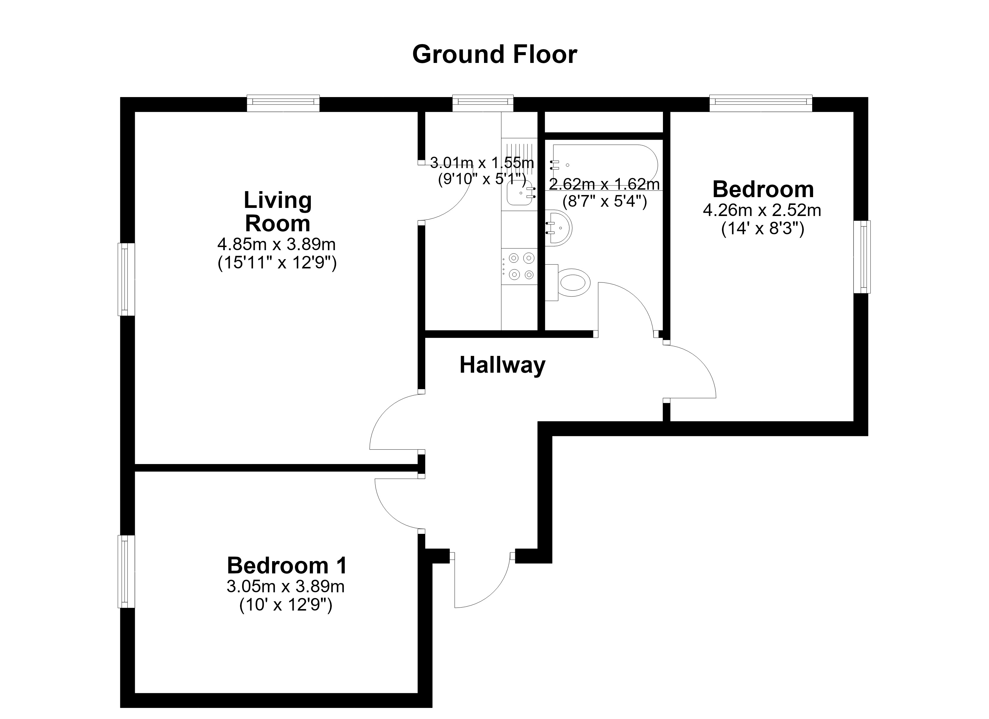 Sir John Moore Avenue, Hythe floorplan