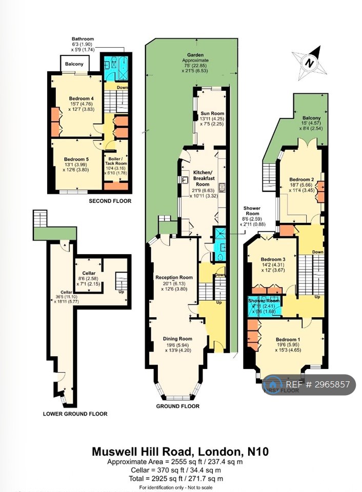 Muswell Hill Road, London floorplan