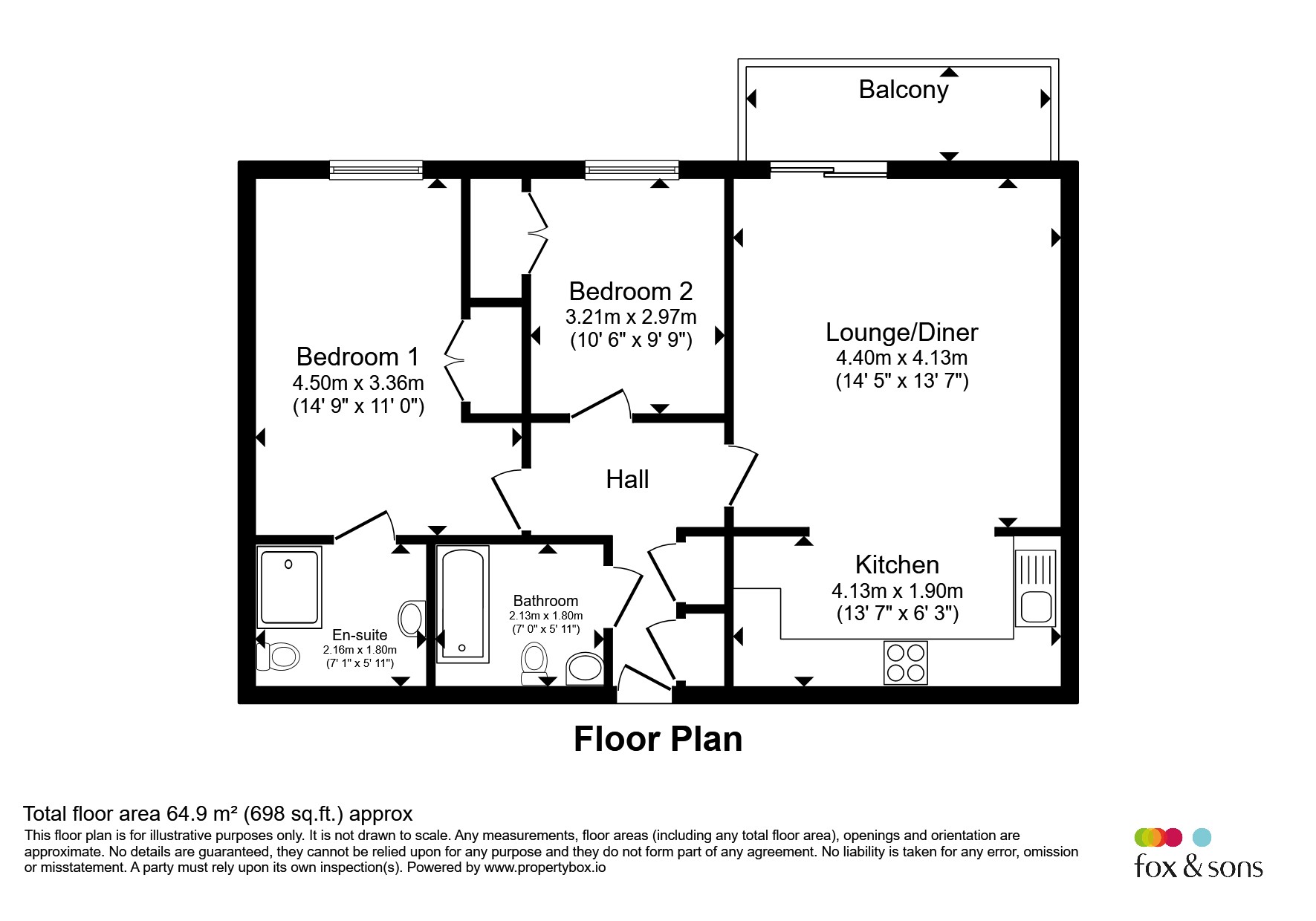 Stone Close, Poole, Dorset floorplan