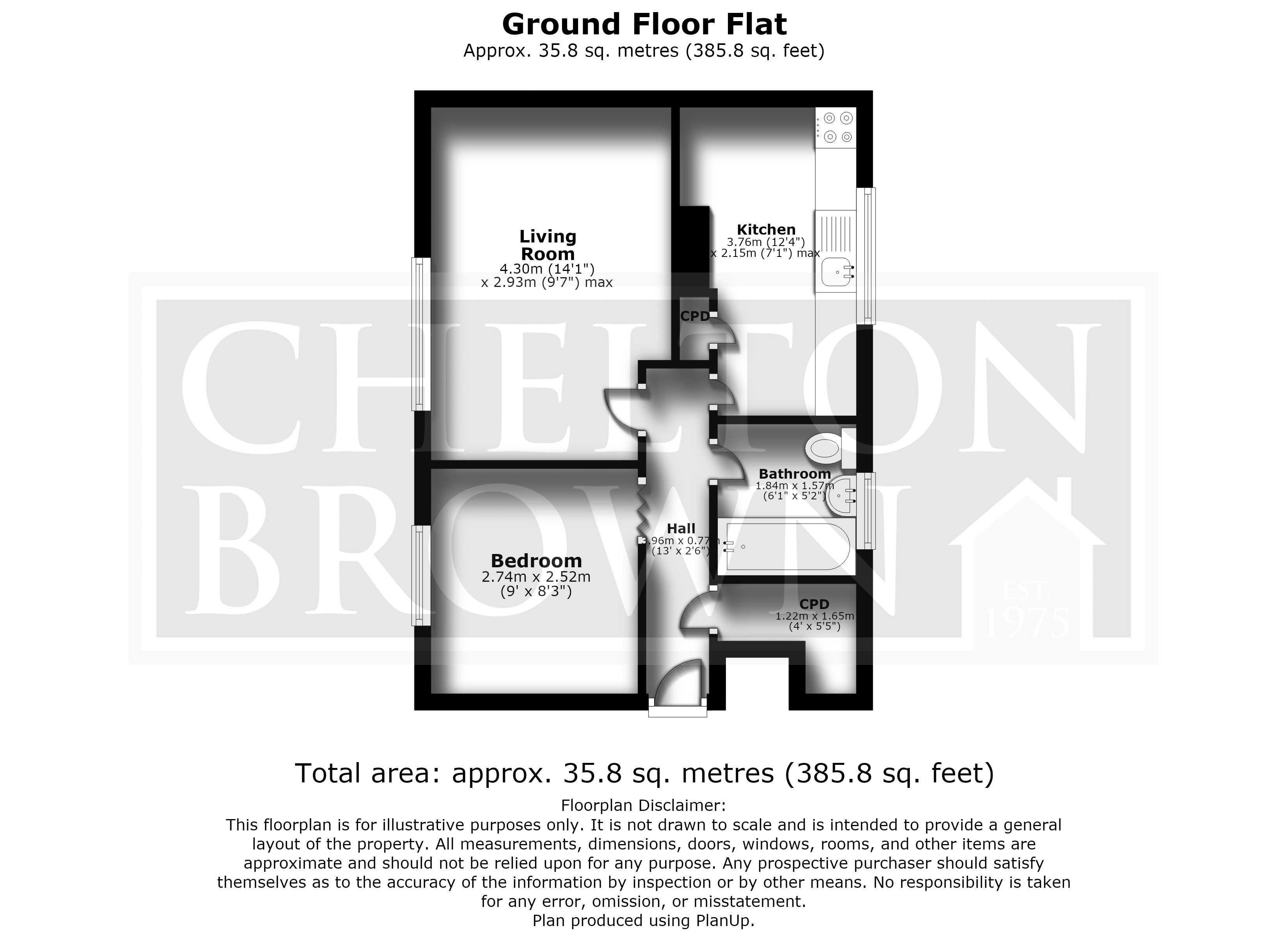62, East Oval, Northampton floorplan