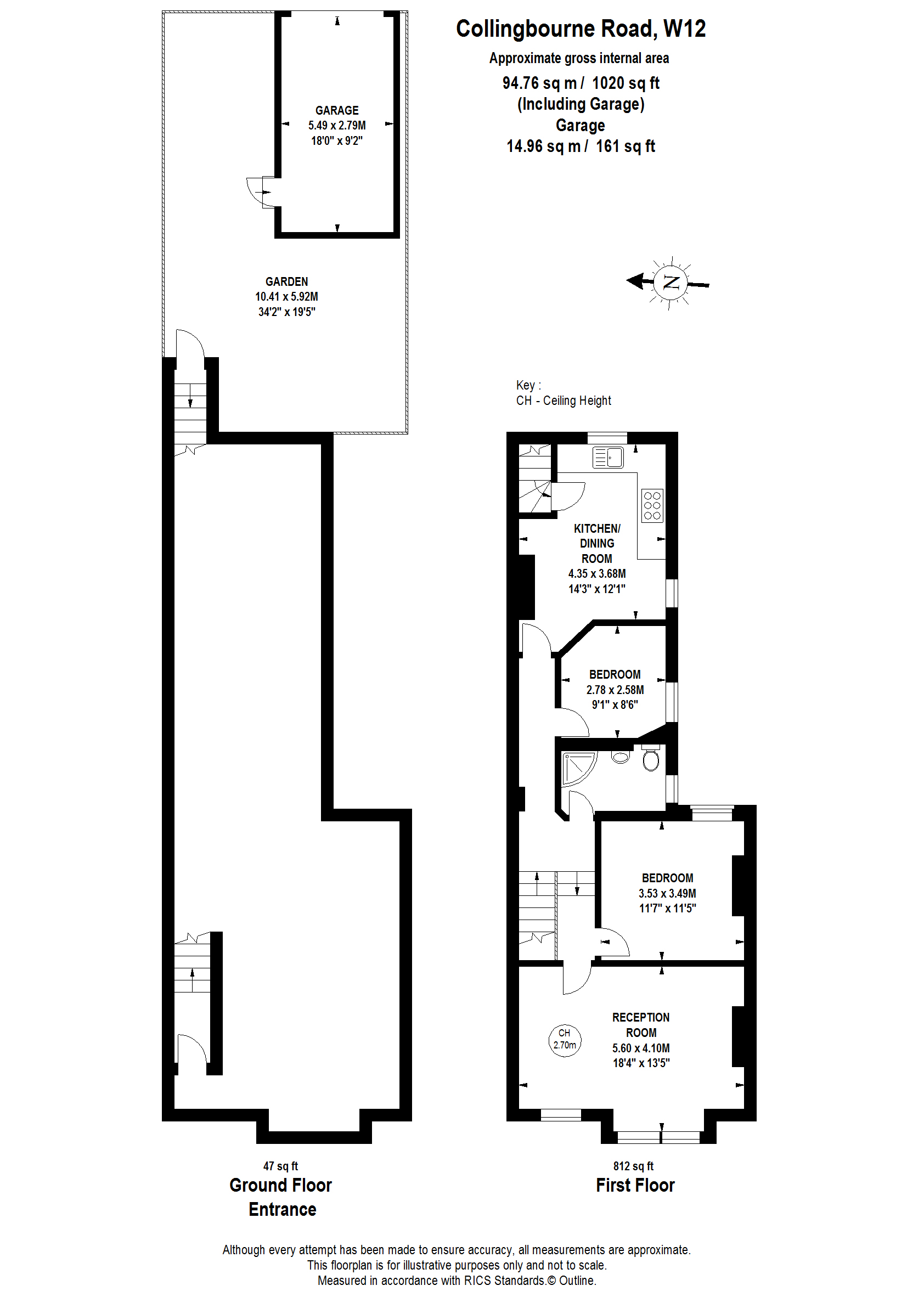 Collingbourne Road, London W12, 2 bedroom flat for sale - 64173501 ...