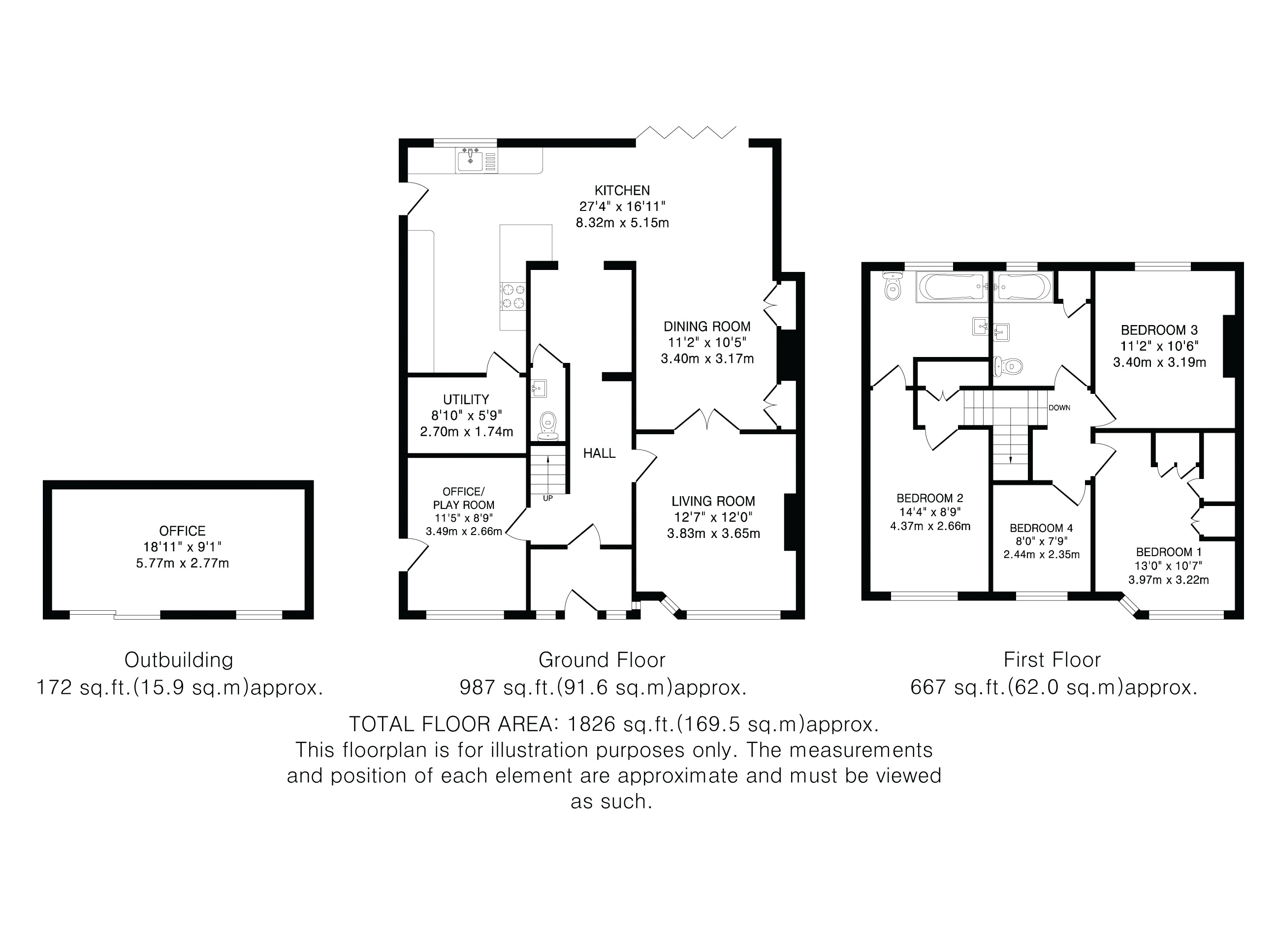 365, Watford Road, St Albans floorplan