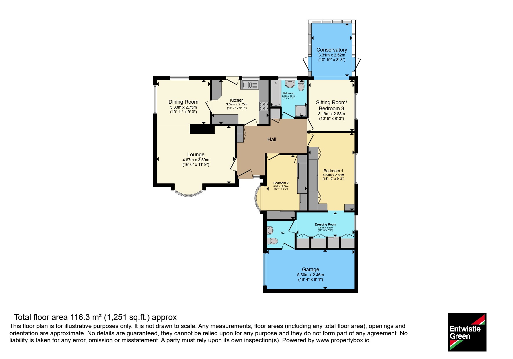 2, Wasdale Close, Lancashire floorplan