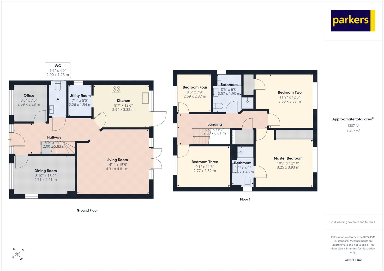 MARKETING CARD, 14, Skylark Way, Reading floorplan