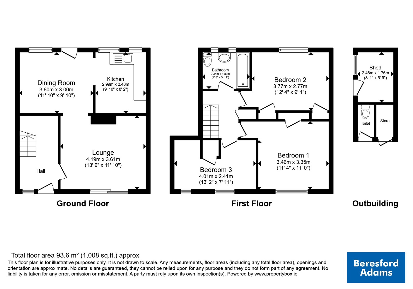 7, Maes Gwynfryn, Flintshire floorplan