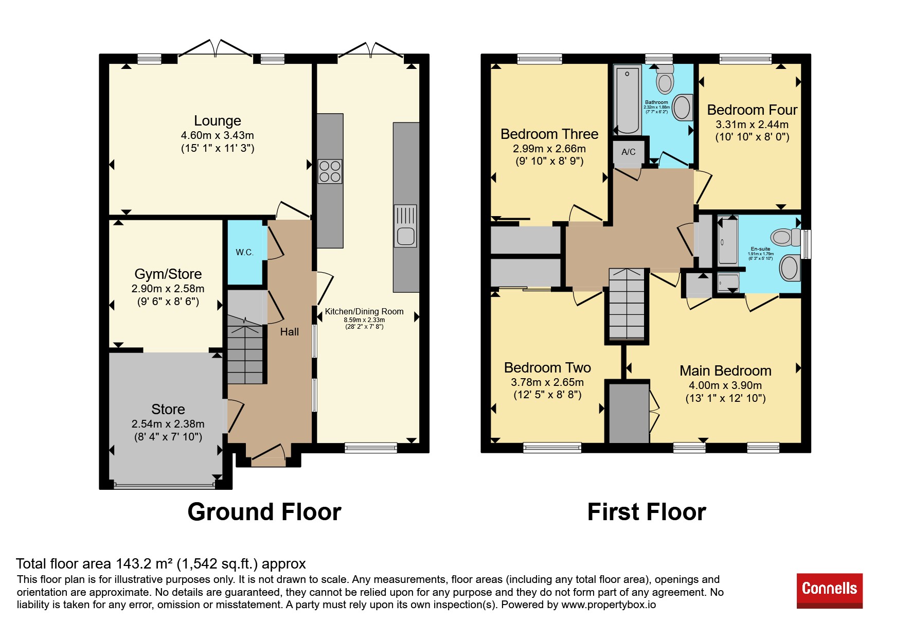3, Brandwood Drive, Stafford floorplan