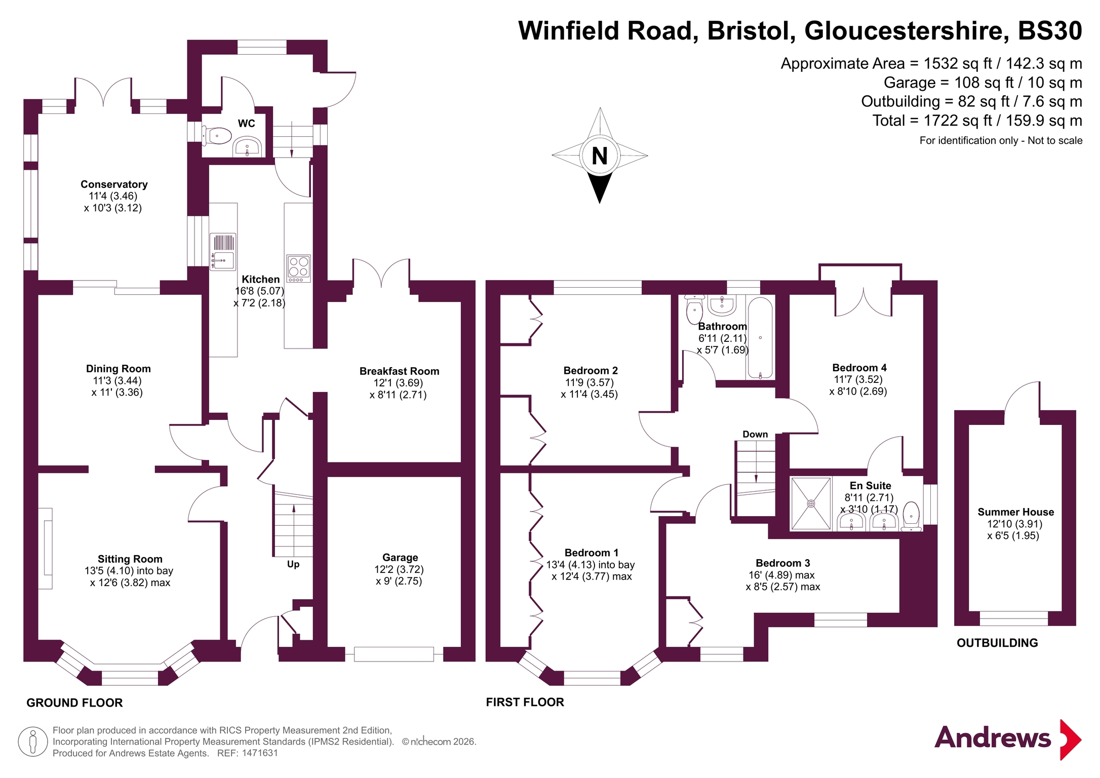 26, Winfield Road, Gloucestershire floorplan