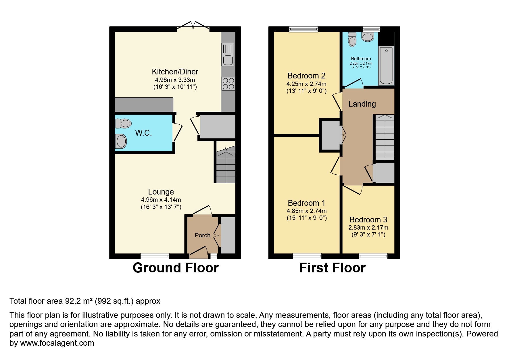 19, Brooks Drive, Rotherham floorplan