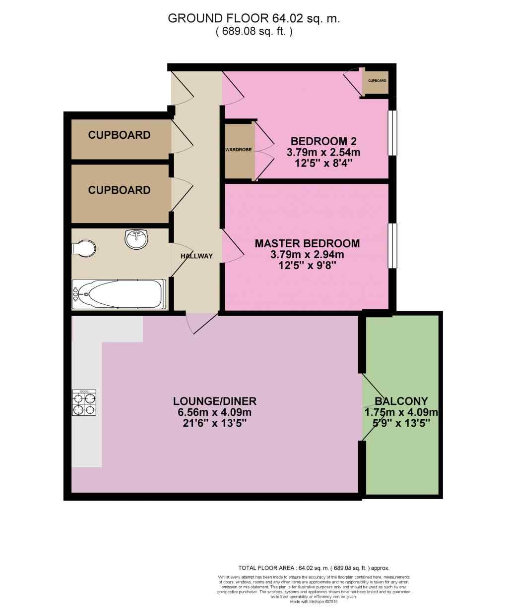 2 Bedrooms Flat to rent in Schoolfield Way, Grays RM20