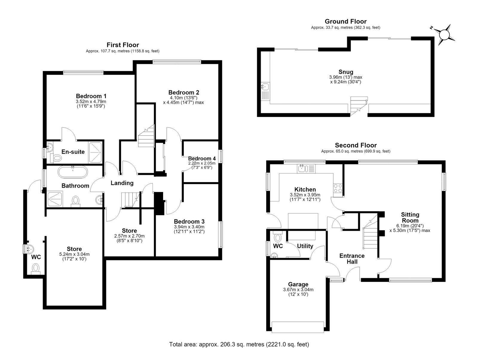 1, Greenfield Road, Paignton floorplan