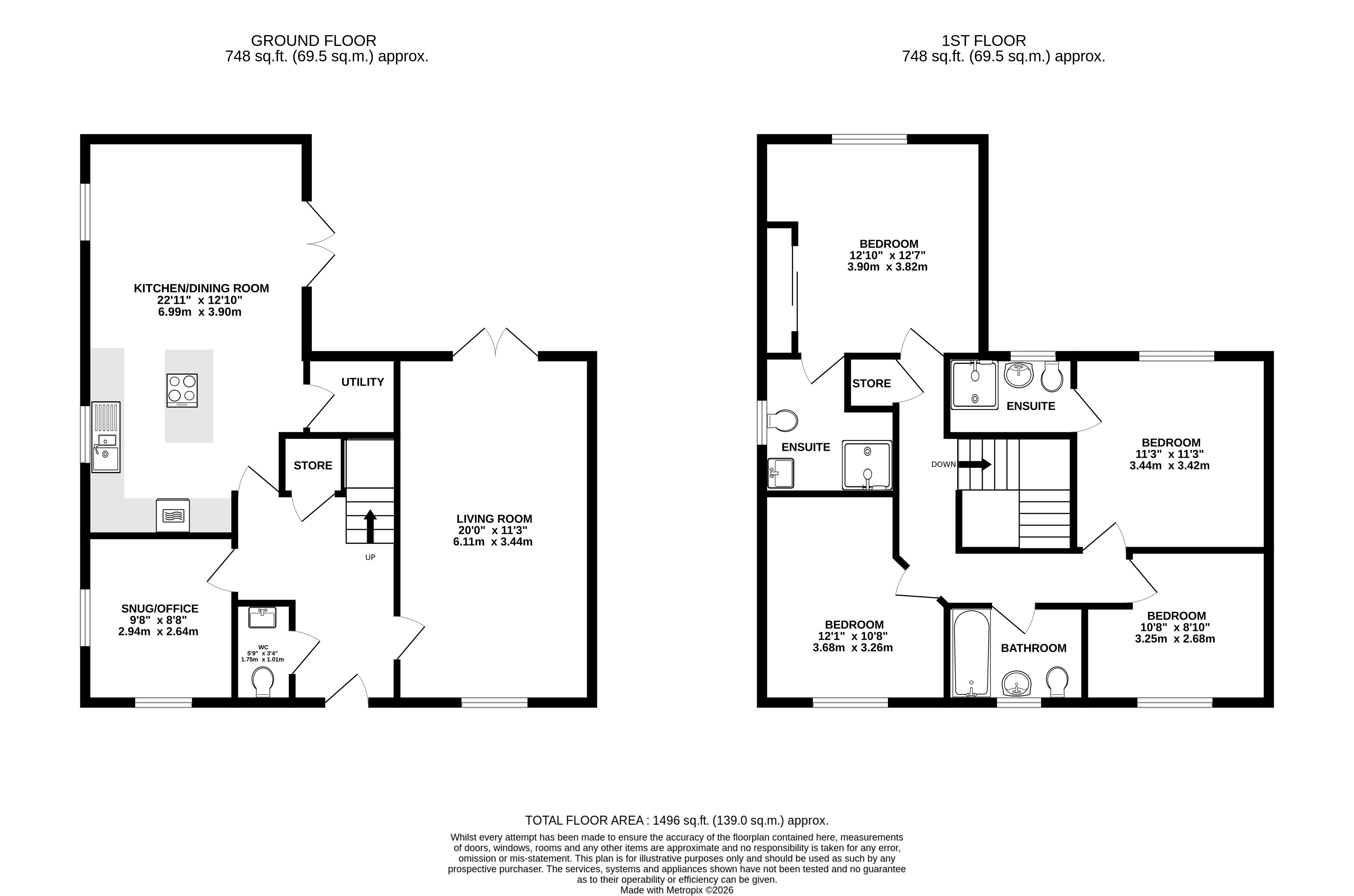 15, Frecheville Drive, Belper floorplan