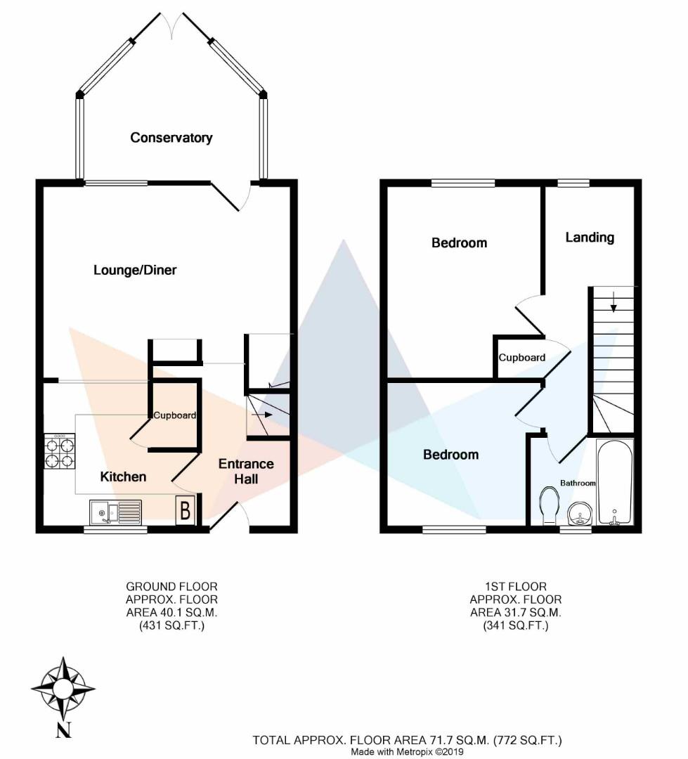 2 Bedrooms End terrace house for sale in The Paddock, Spring Lane, Canterbury CT1