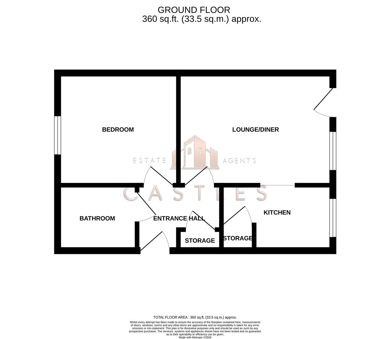 9, New Priory Gardens, Fareham floorplan
