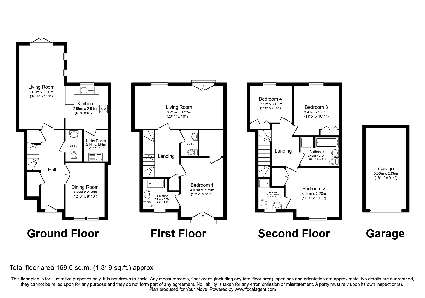 Russell Place, Bathgate, West Lothian EH48, 5 bedroom terraced house