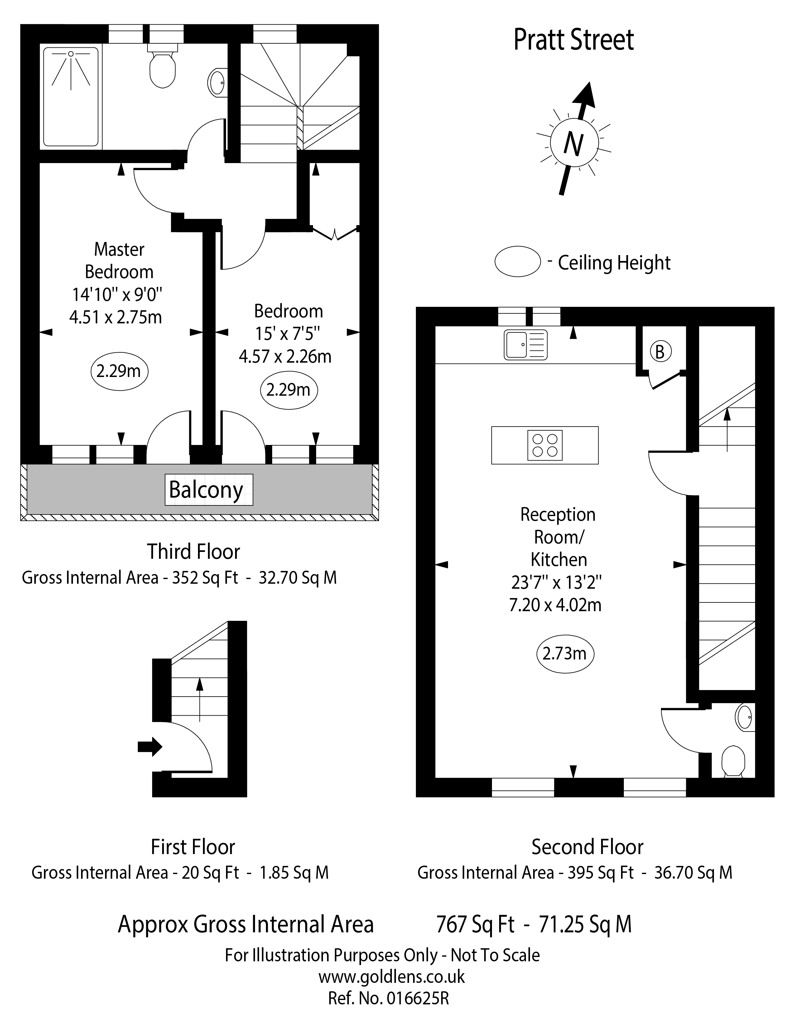 Pratt Street, London NW1, 2 bedroom flat for sale 60350591