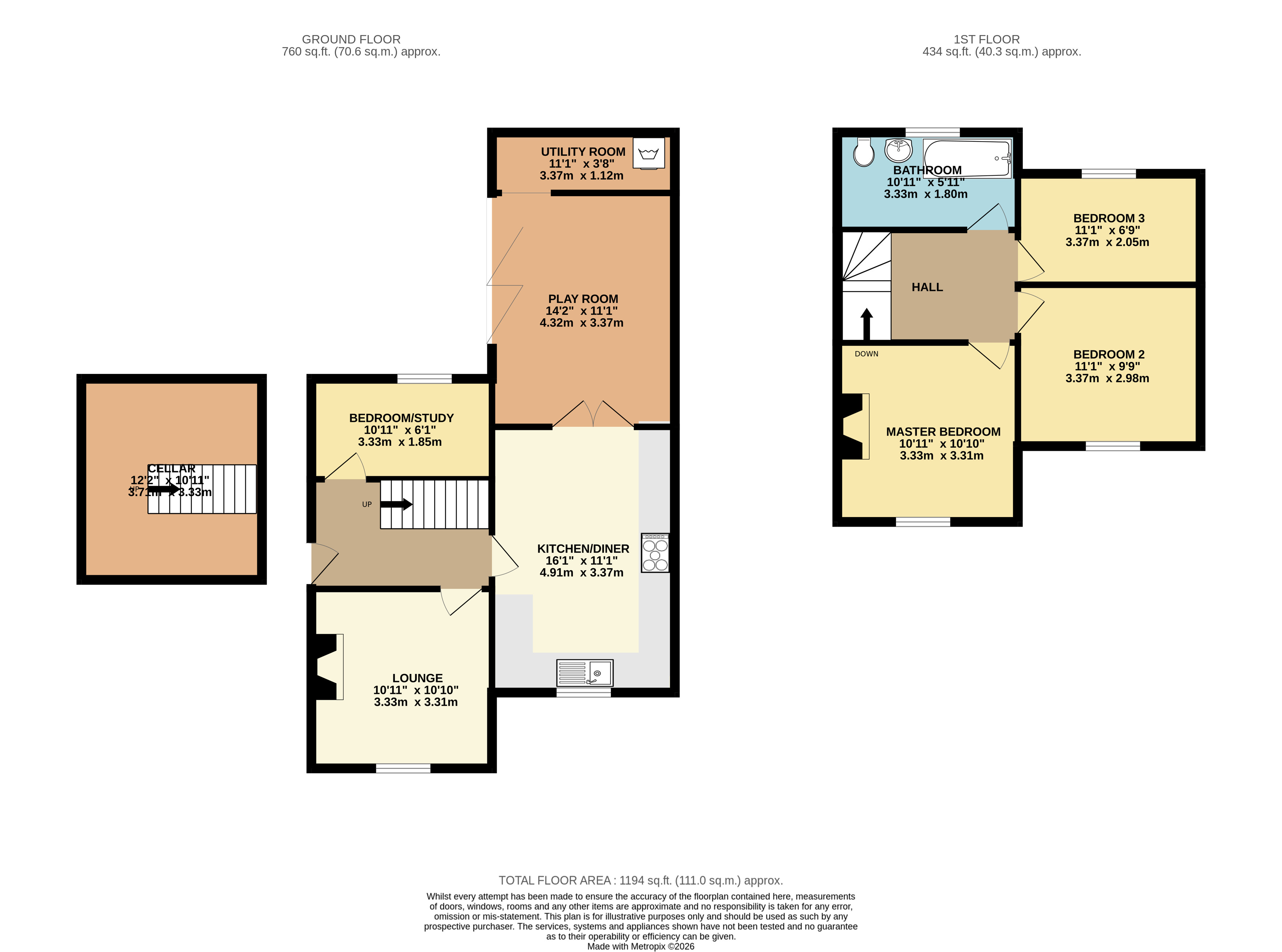12, Wyke Crescent, Bradford floorplan
