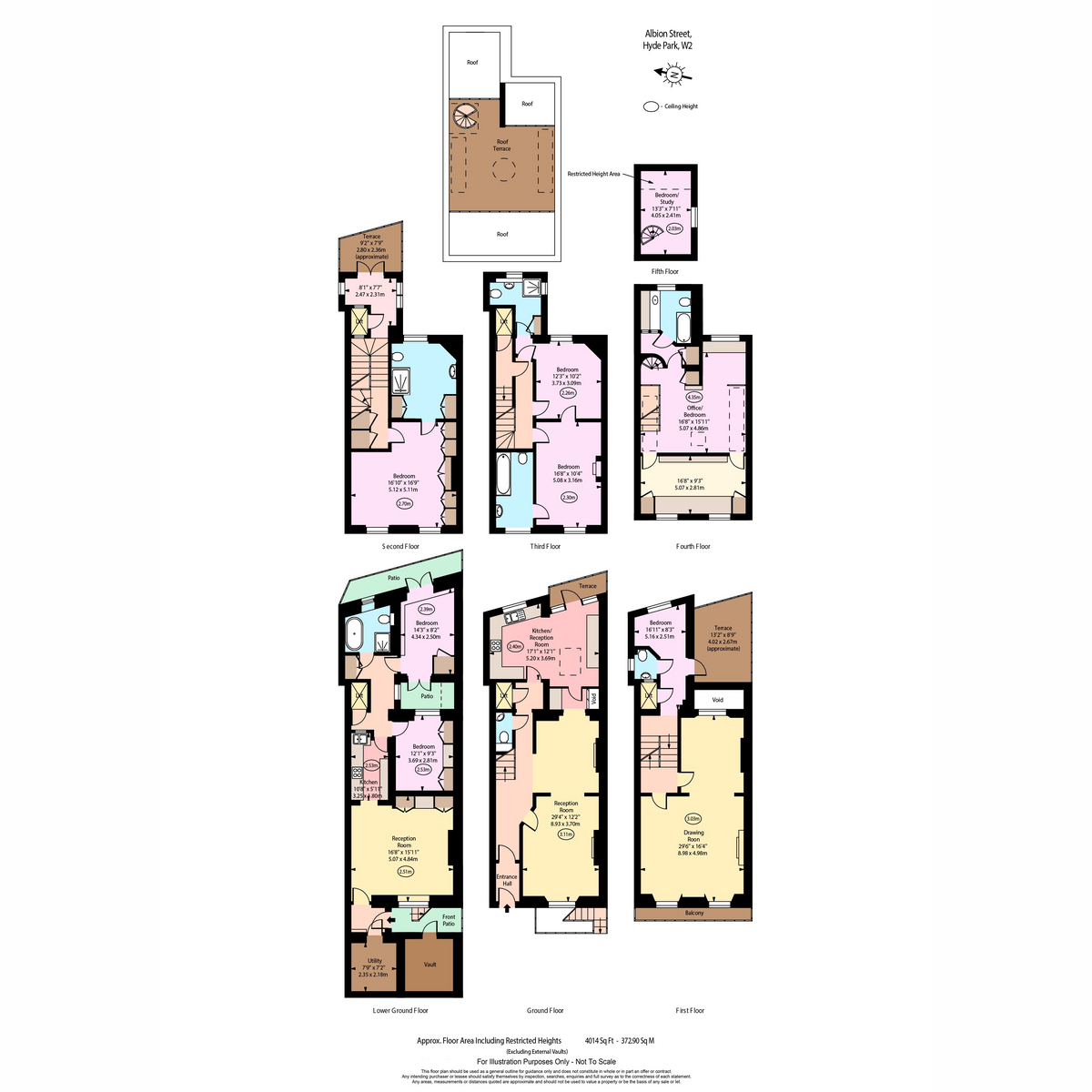 28, Albion Street, London floorplan
