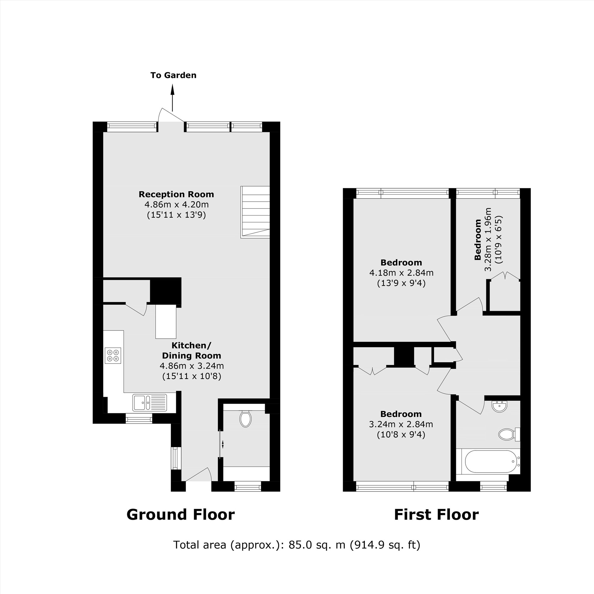 27, Birch Close, London floorplan