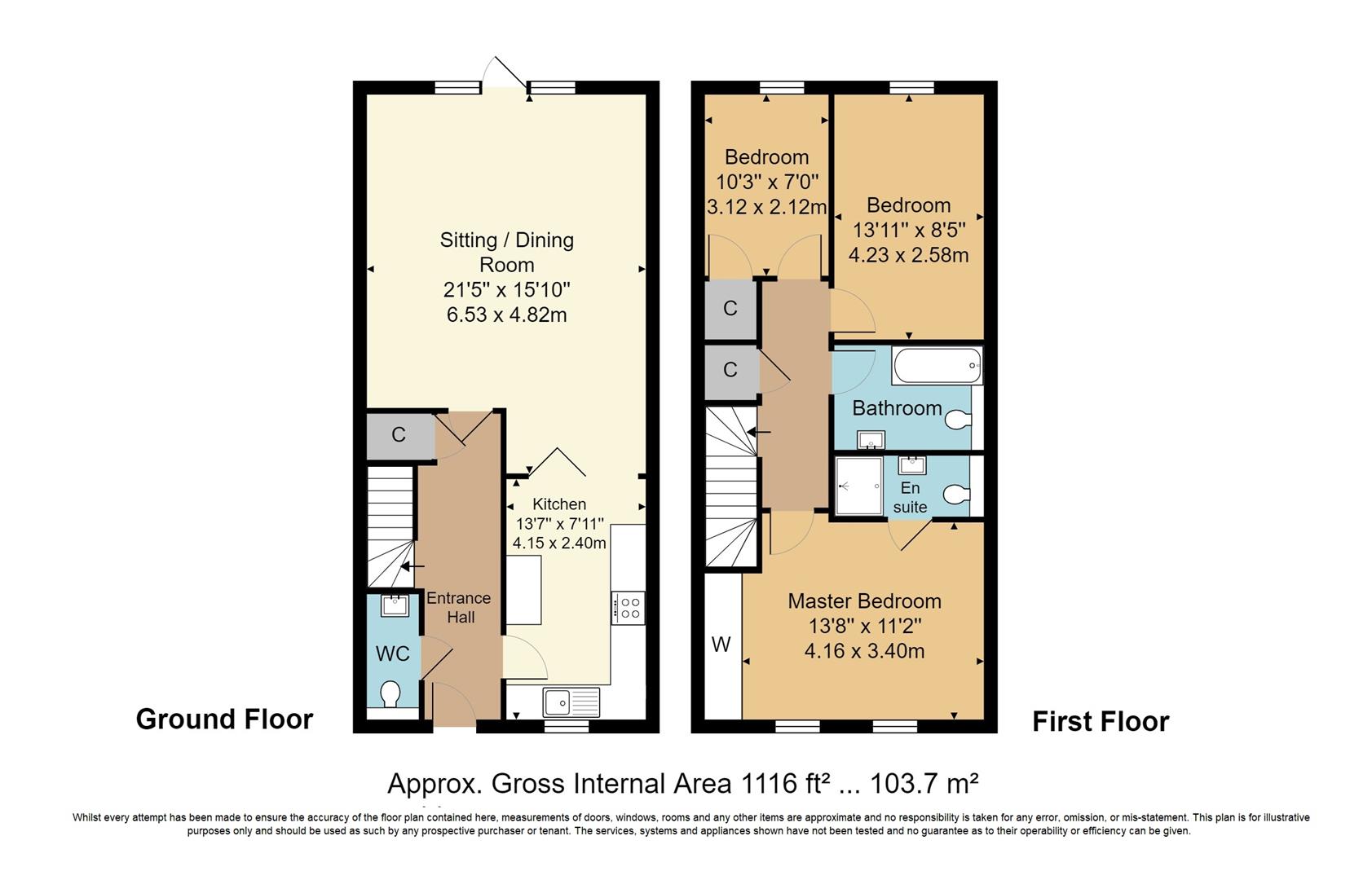 Bantam Mead, Stansted, Sevenoaks TN15, 3 bedroom terraced house for