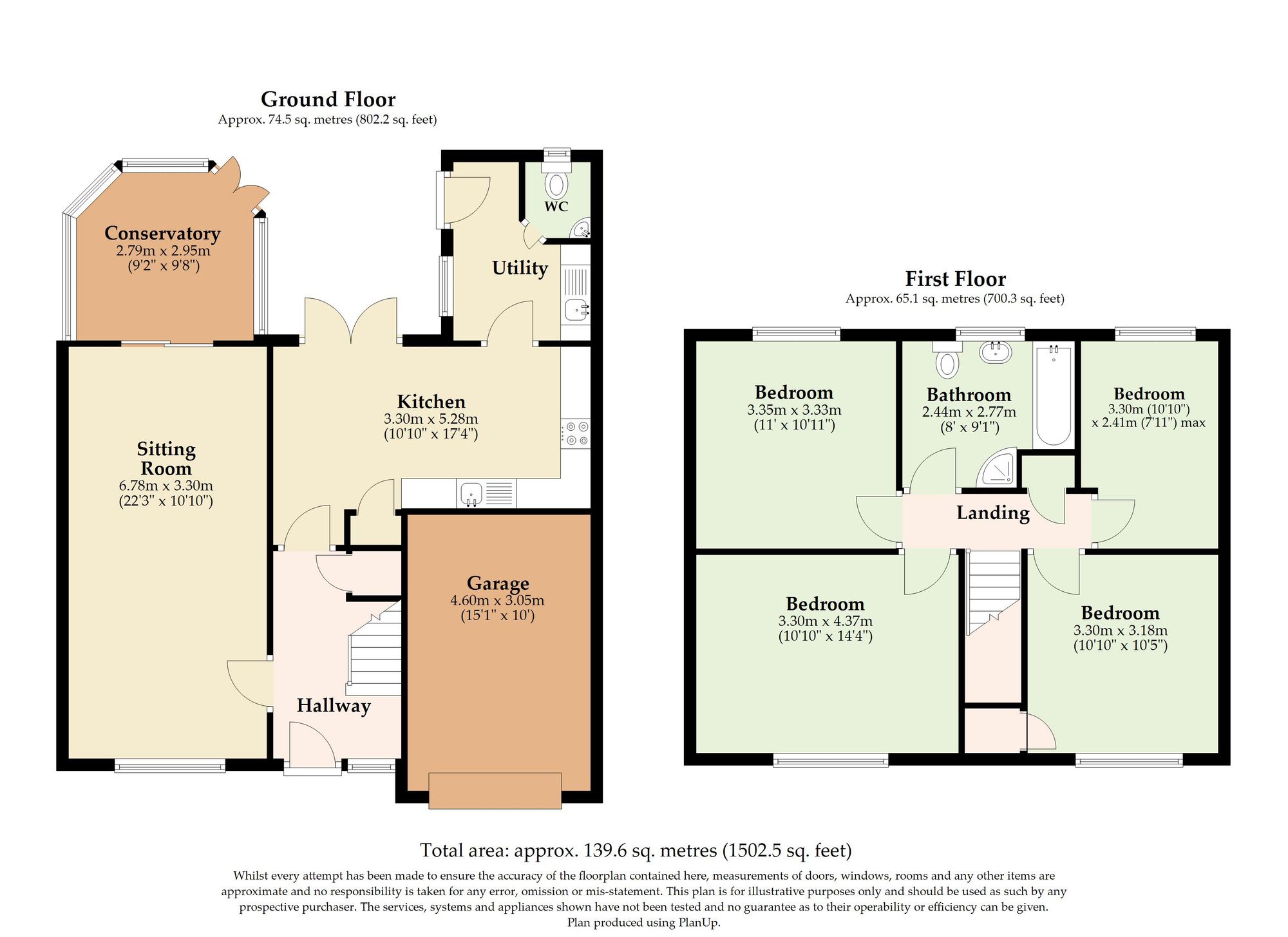 32 Holman Close, Norwich floorplan