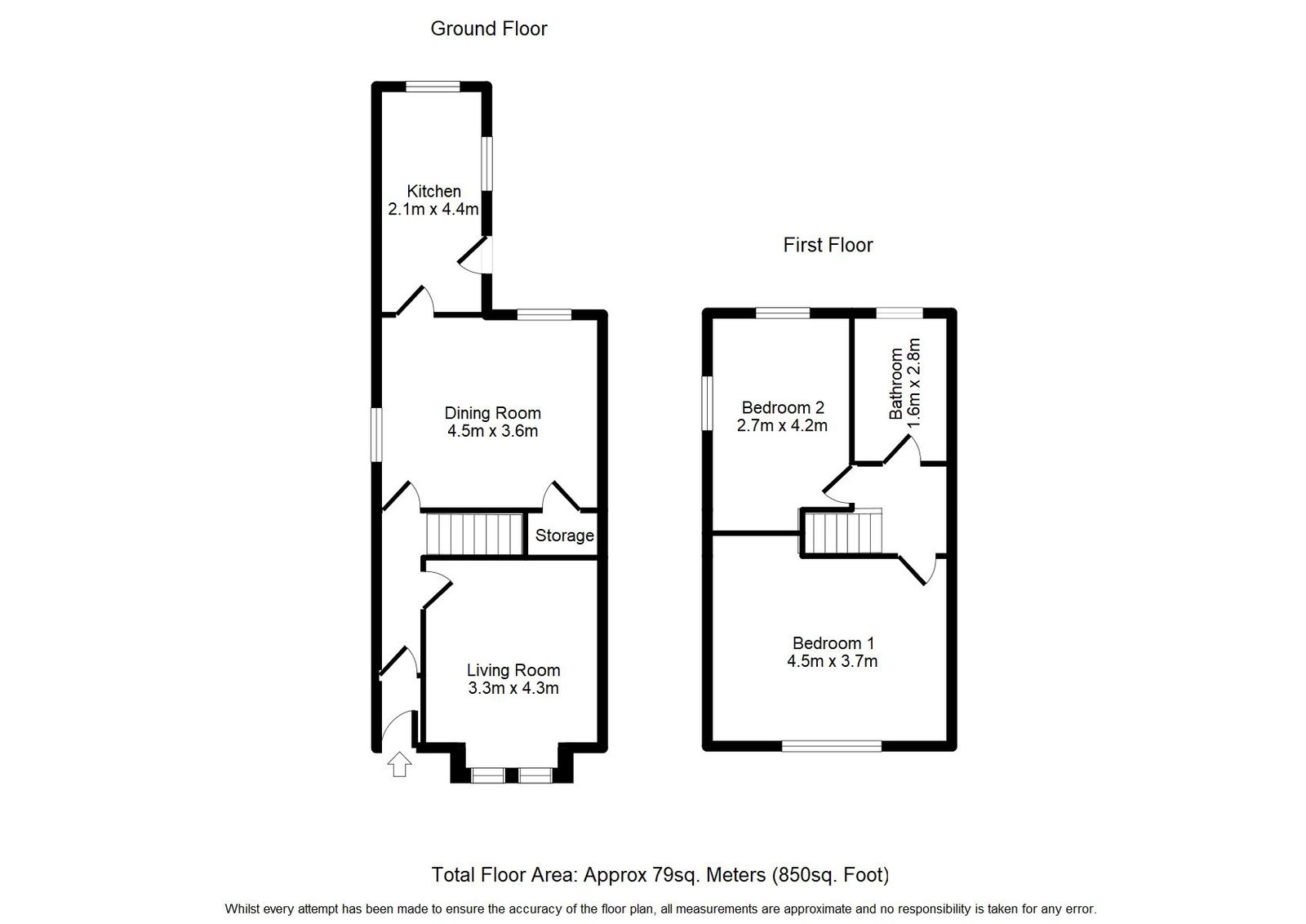 623, Rochdale Old Road, Bury floorplan