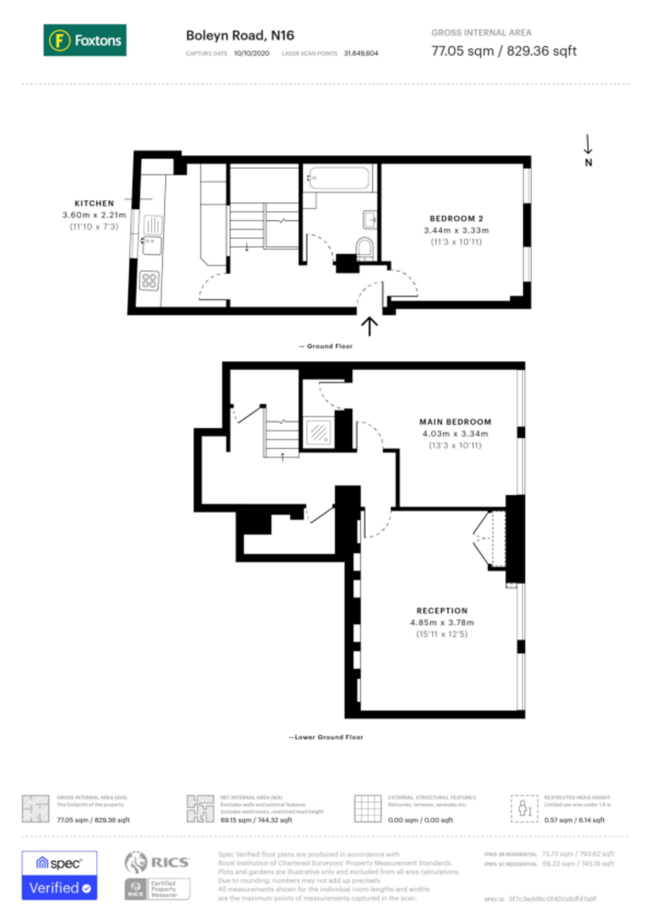 Boleyn Road, Stoke Newington floorplan