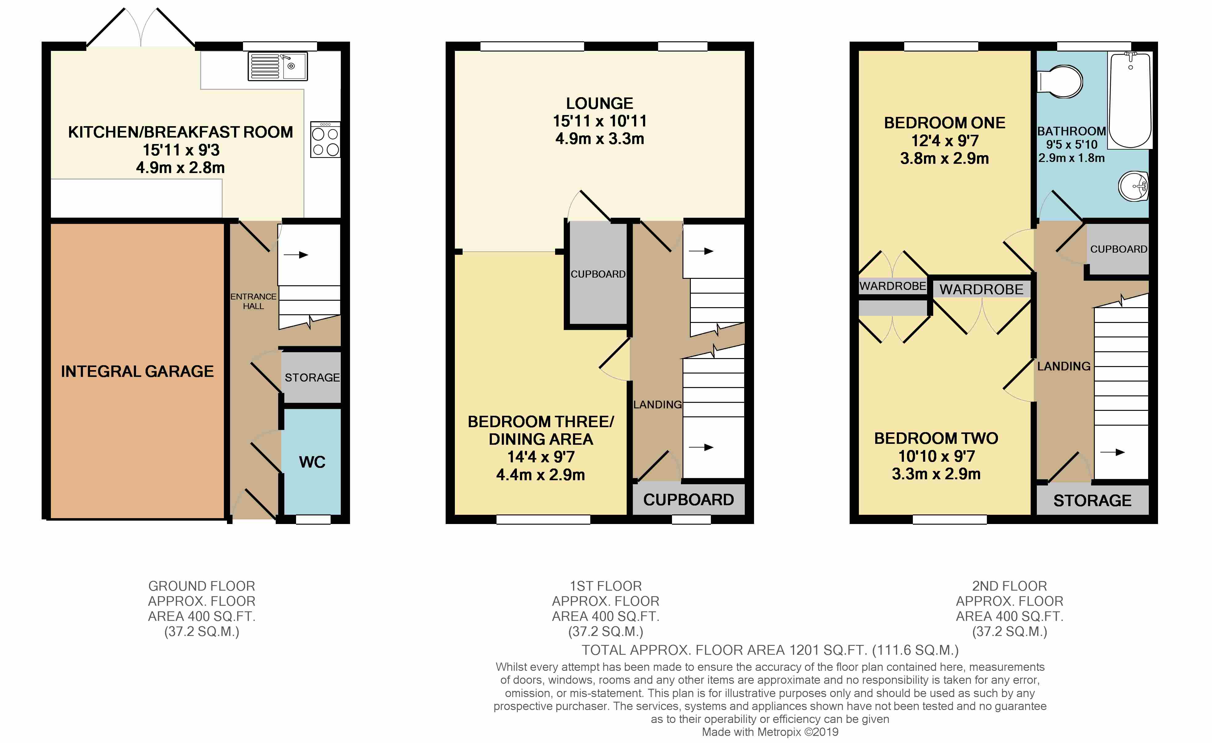 3 Bedrooms Terraced house for sale in Larkswood, Harlow CM17