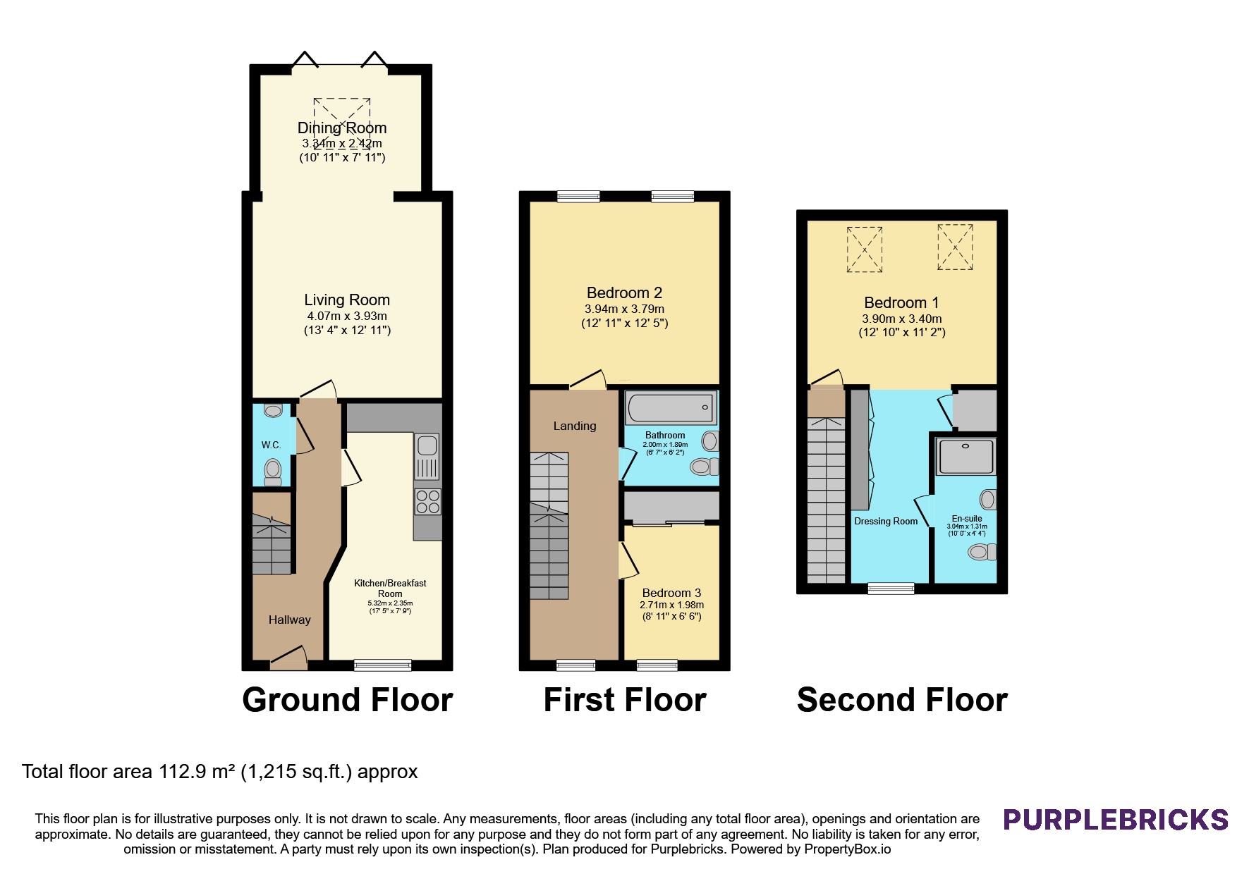 28, Long Row Drive, Telford floorplan