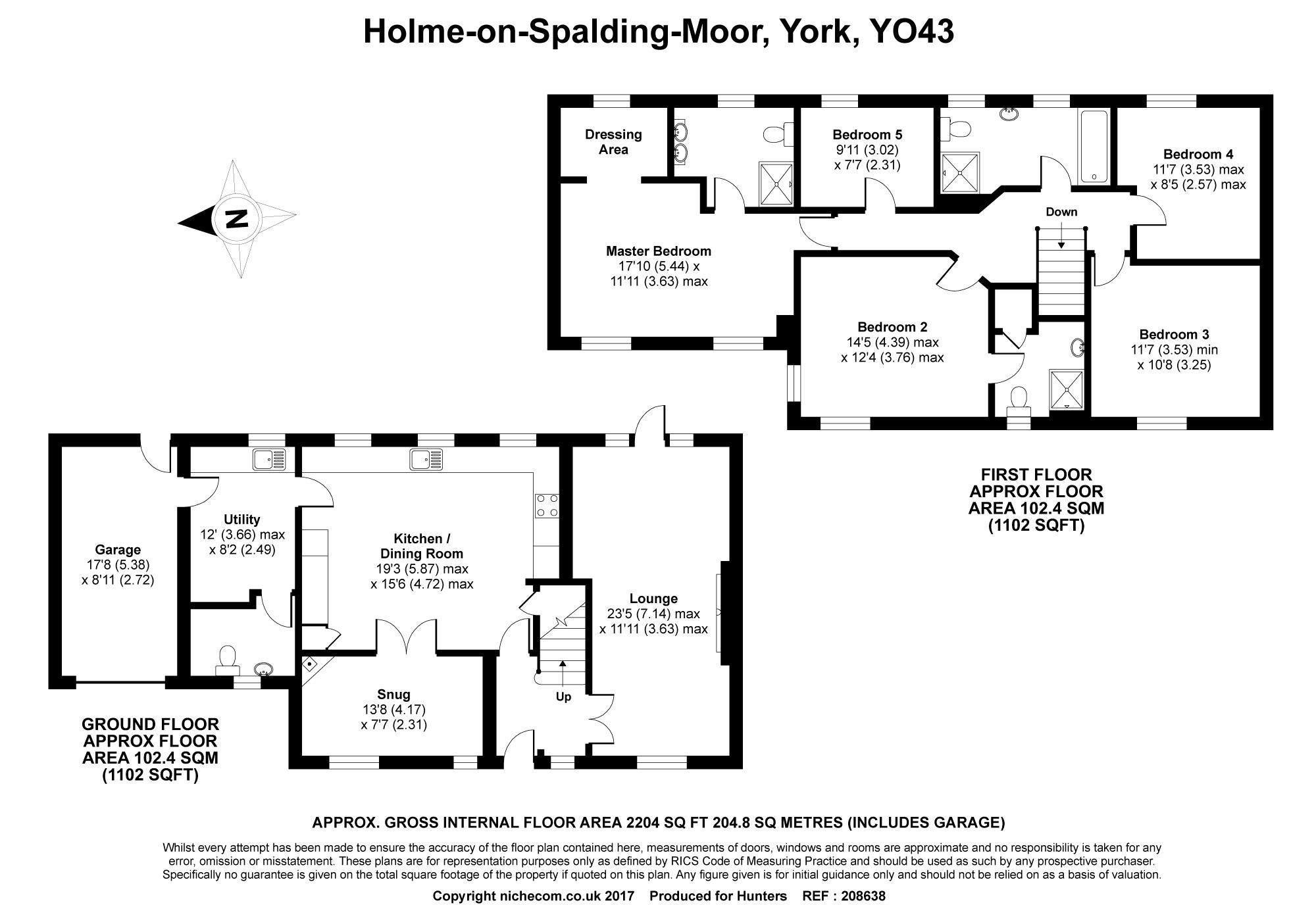 5 Bedrooms Detached house for sale in The Rowans, Holme-On-Spalding-Moor, York YO43