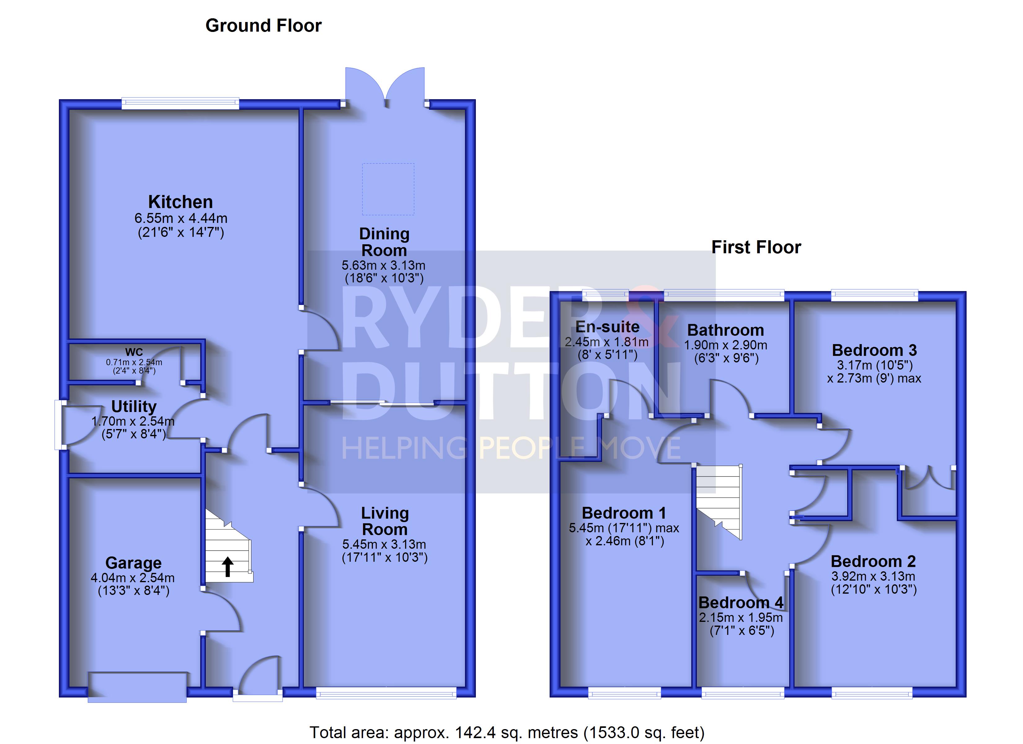 2, Norwich Close, Greater Manchester floorplan